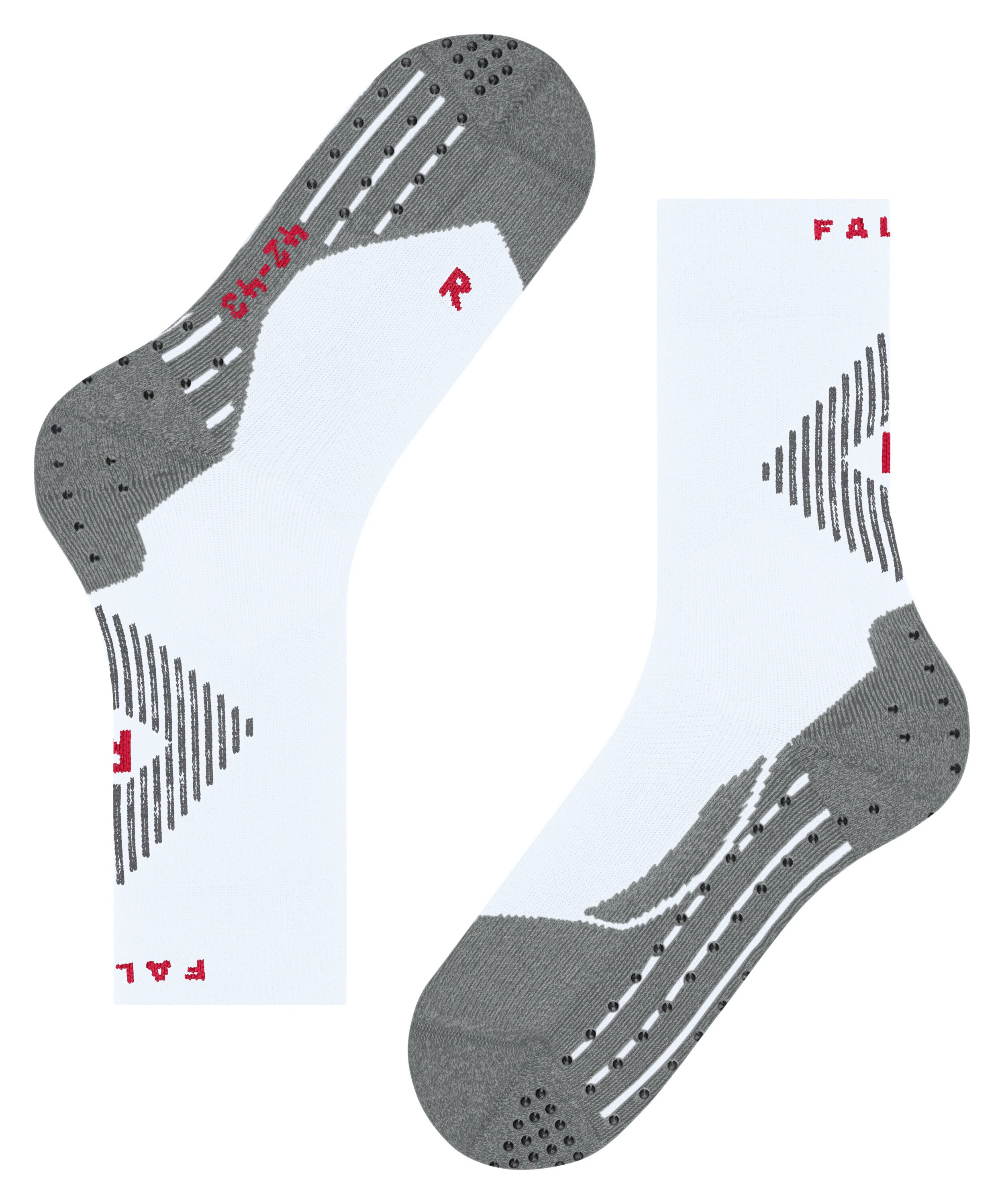 Laufsocke für Erwachsene, Einzelansicht, strukturierte Sohle mit Profilzonen, Ansicht von unten