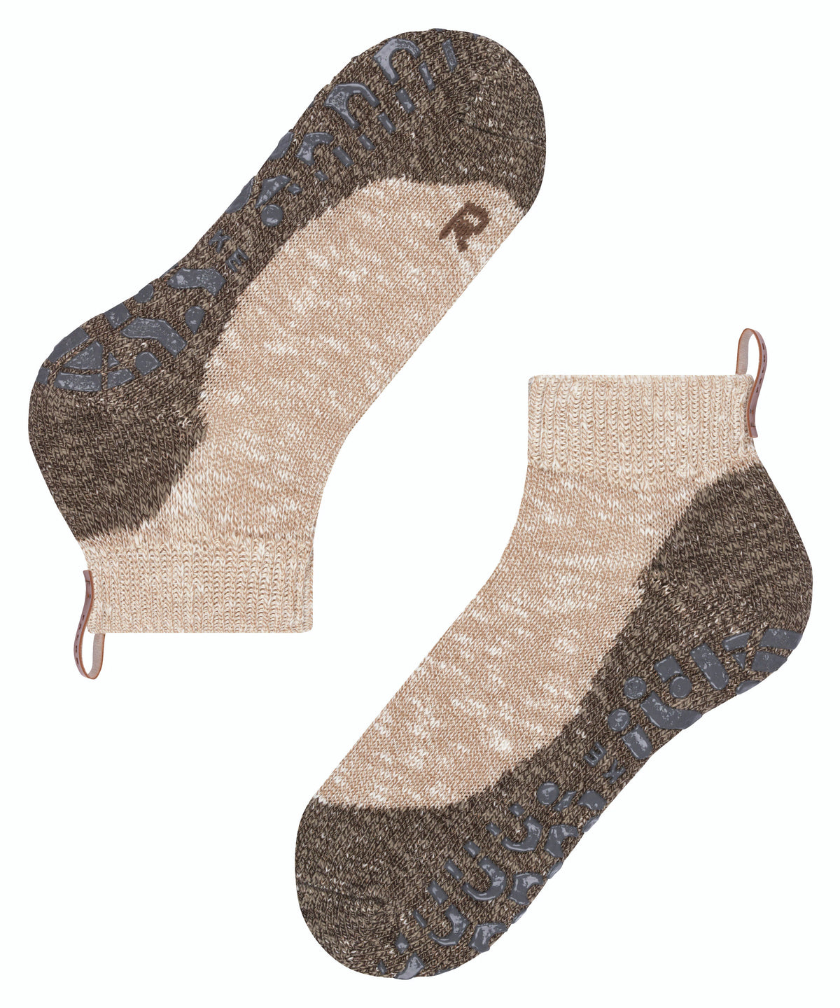 Erwachsenen-Socken, Paaransicht, Sohle sichtbar, Unteransicht
