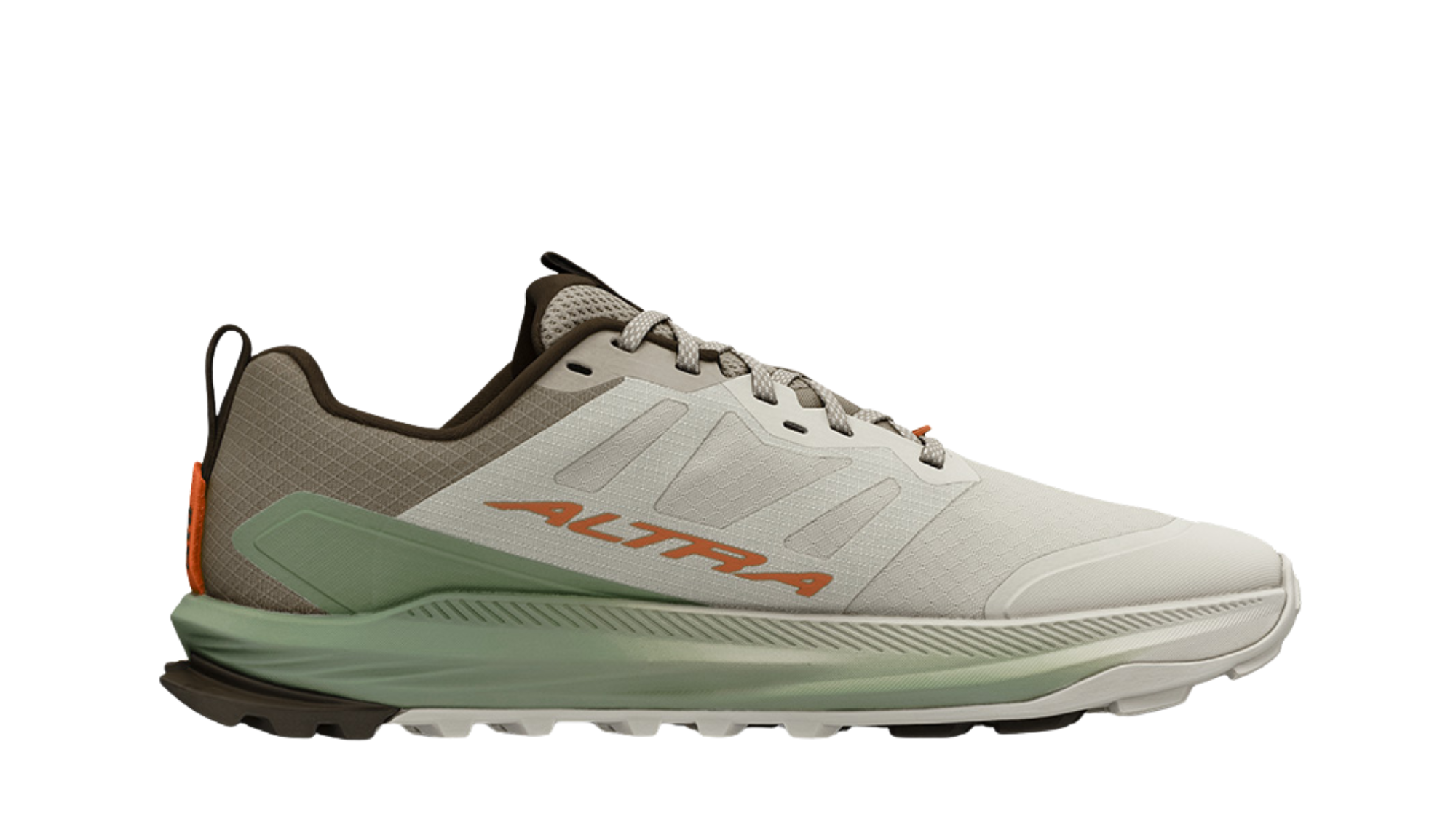 Barfußschuh für Erwachsene mit breiter Zehenbox, geschlossenem Zehenbereich, geschlossener Ferse, Schnürung, profilierte Sohle, Seitenansicht innen.