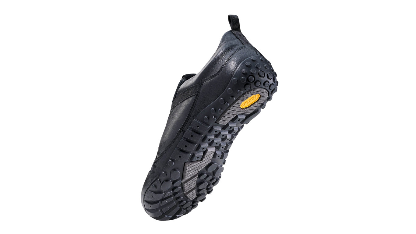 Barfußhalbschuh für Erwachsene mit geschlossener Zehenbox und geschlossener Ferse, Ansicht von unten