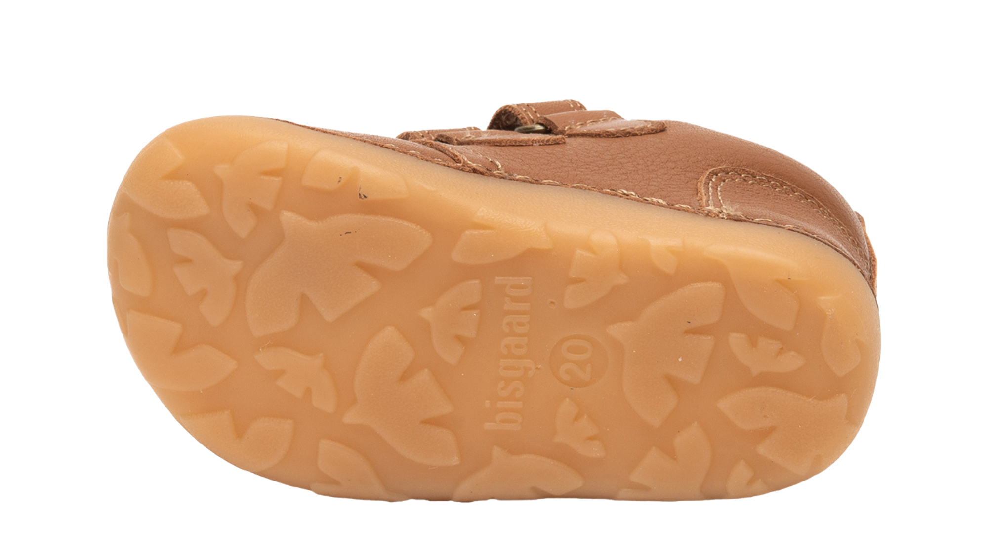 Lauflernschuh Barfußschuh mit flexibler Sohle und geschlossenen Zehen, Ansicht von unten.