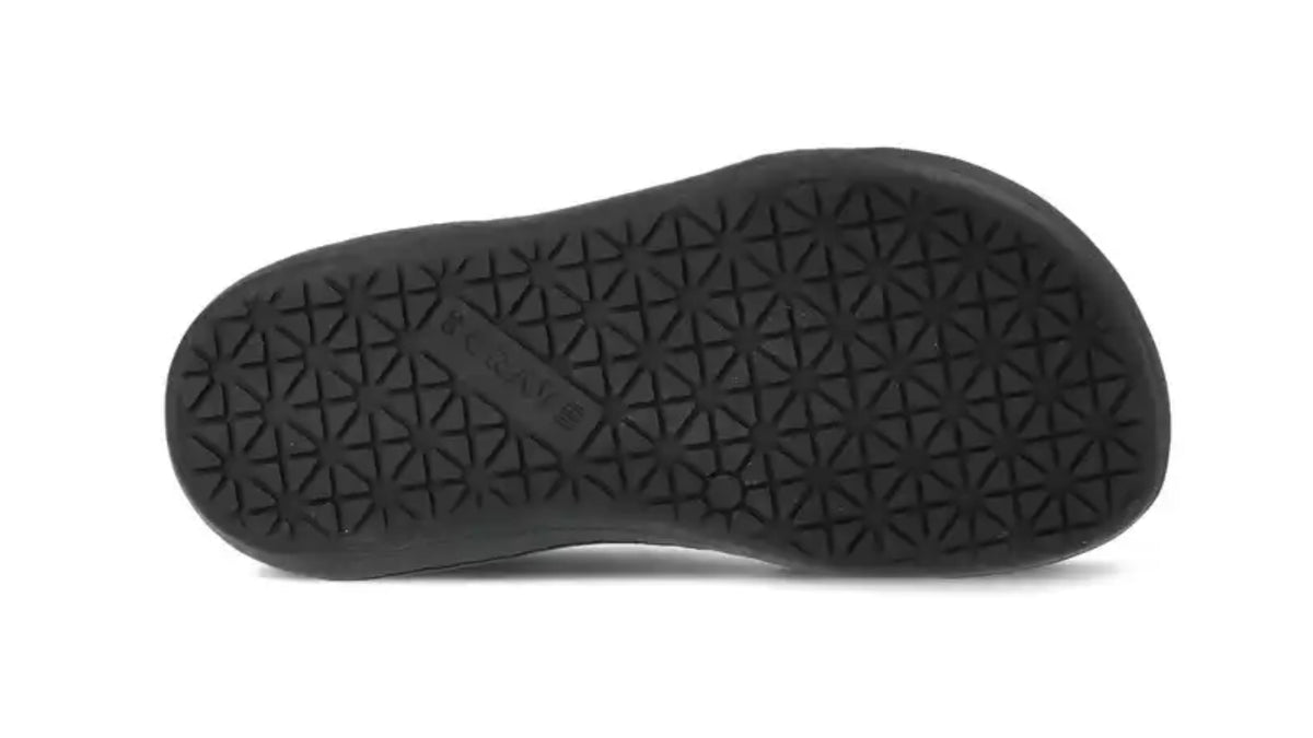 Barfußschuh für Kinder mit flexibler Sohle und strukturiertem Profil, geschlossene Zehen und Ferse, Ansicht von unten