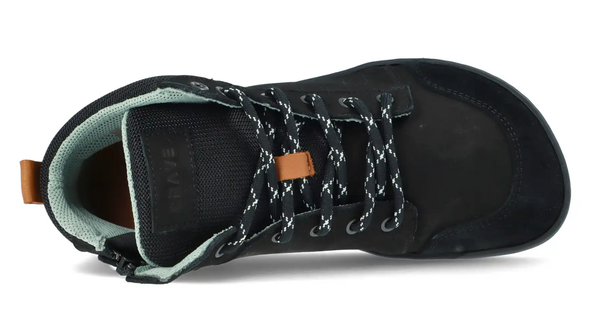 Kinder Barfußschuh mit breiter Zehenbox und flexibler Sohle, Draufsicht