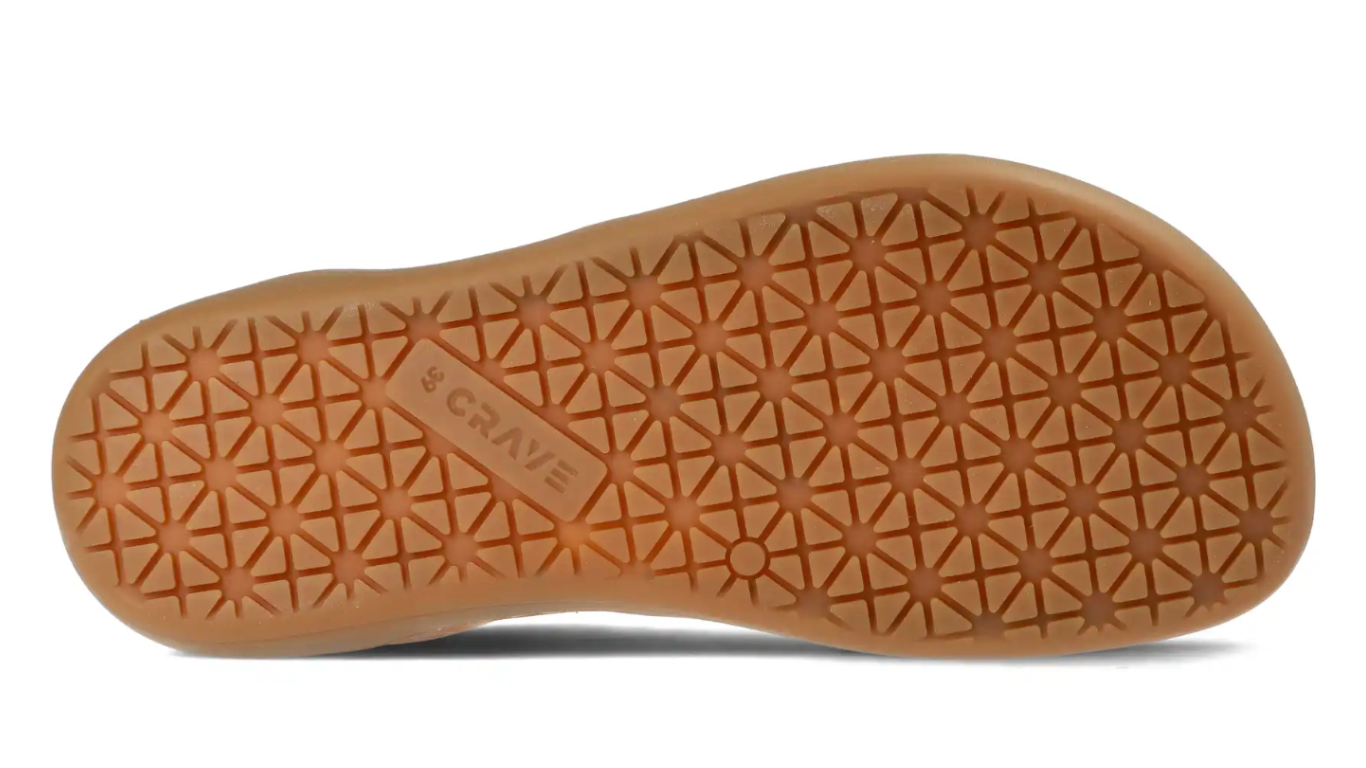 Barfußschuh für Kinder mit Schnürung, breiter Zehenbox, flexibler Sohle mit Profil, geschlossenen Zehen und Ferse, Ansicht von unten