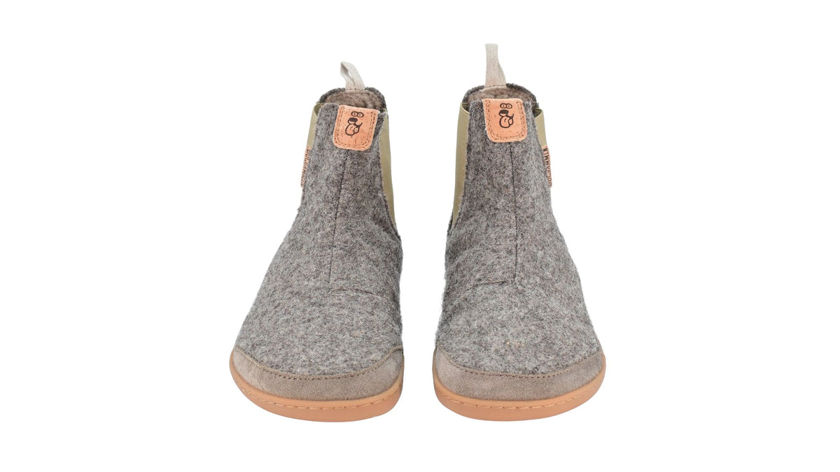 Barfußschuhe als Paar ohne Verschluss, breite Zehenbox, Draufsicht