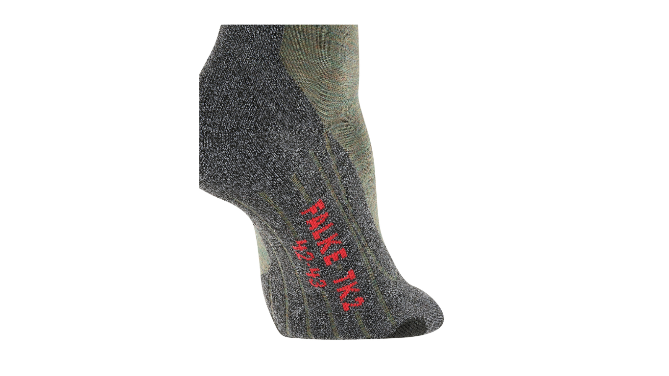 Wandersocken für Erwachsene mit mittlerem Schaft, Detailansicht.