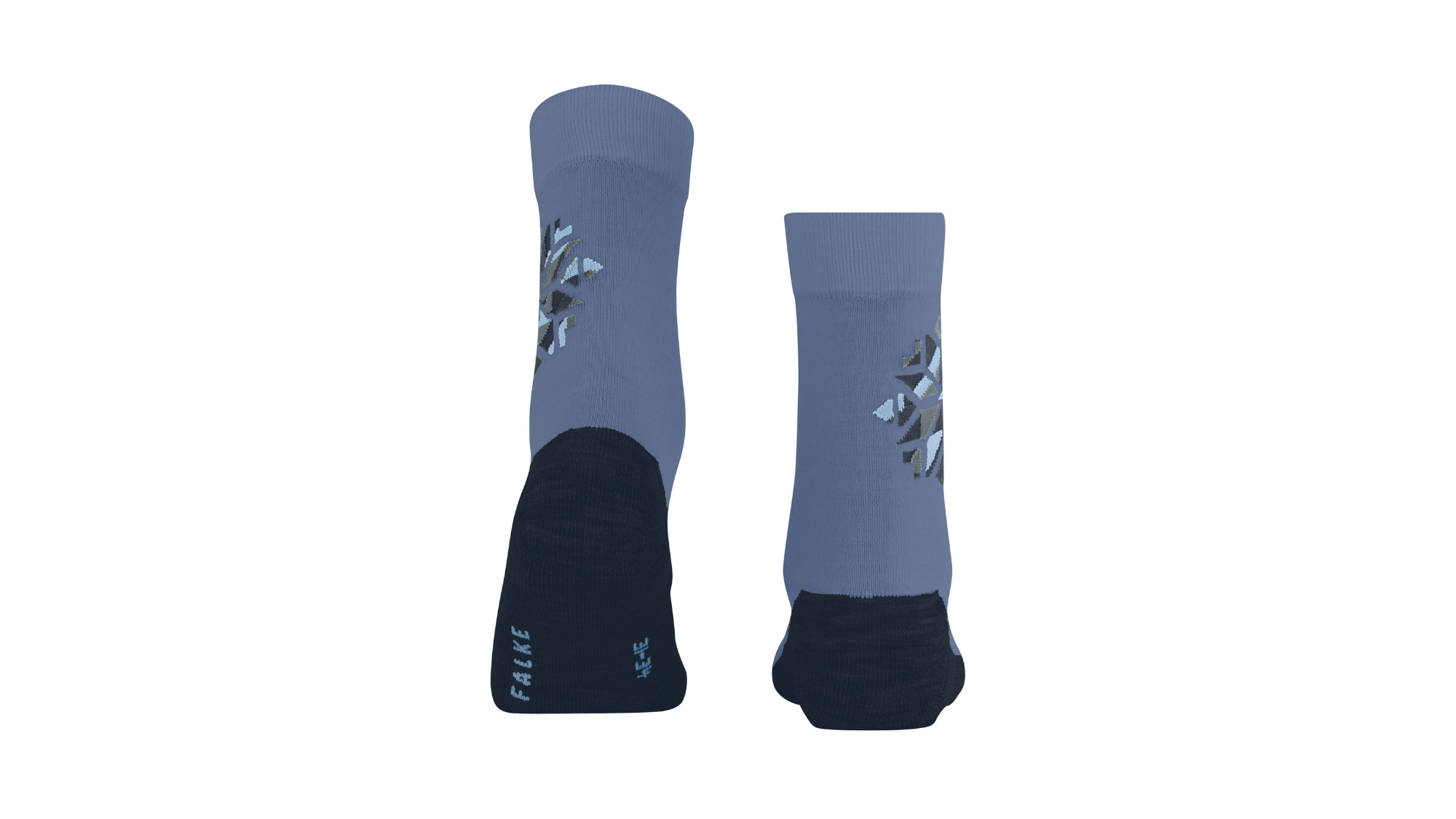 Paar Kindersocken in Wadenhöhe mit verstärktem Fersen- und Zehenbereich, Rückansicht