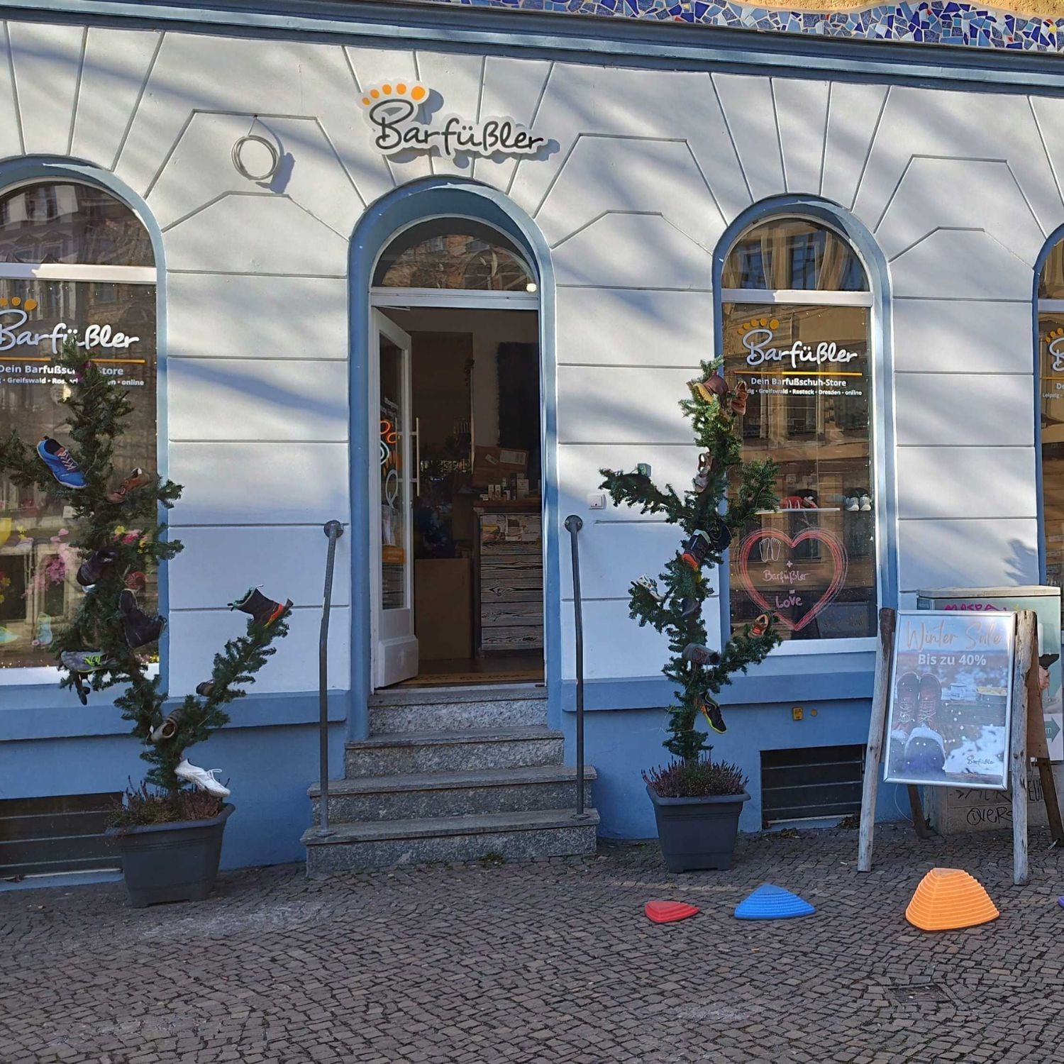 Laden Leizig, eingang