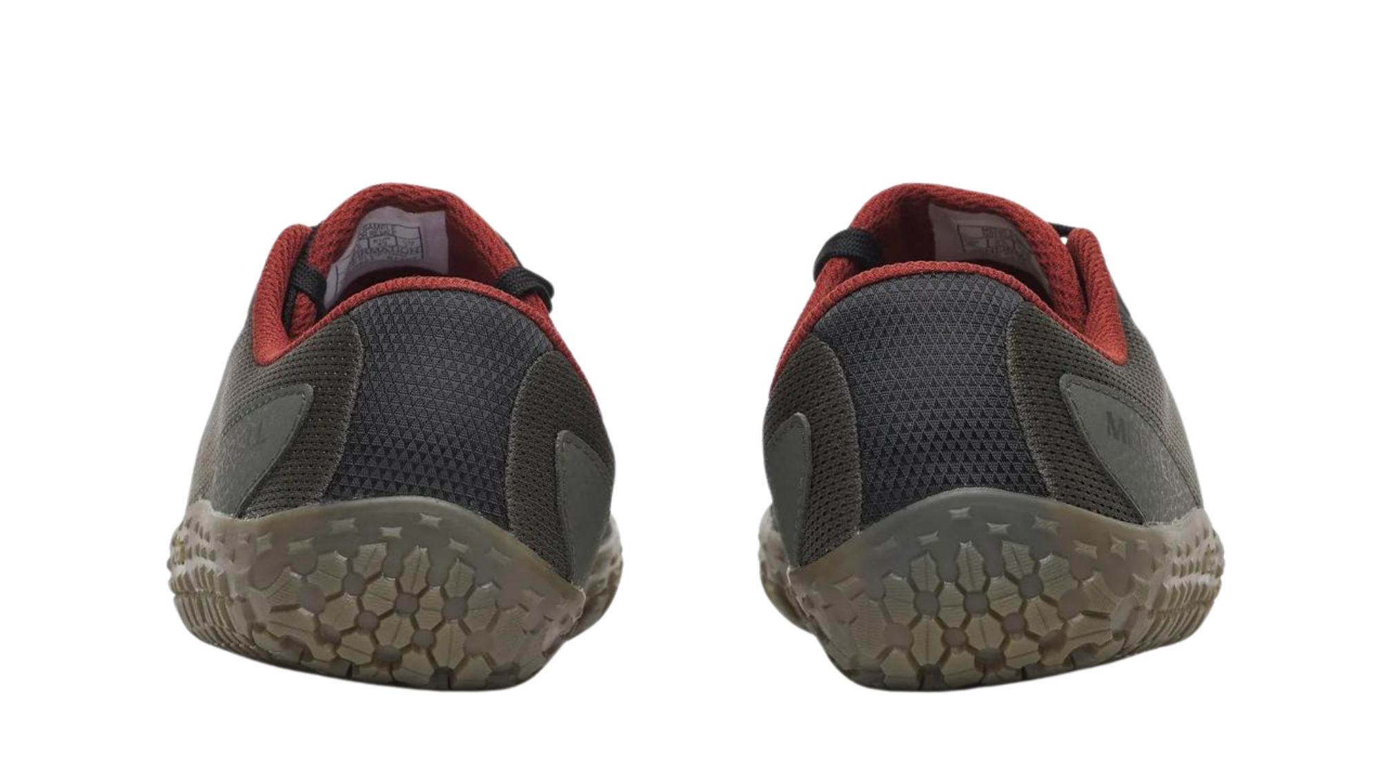 Barfußturnschuh für Erwachsene als Paar mit geschlossener Ferse, Rückansicht