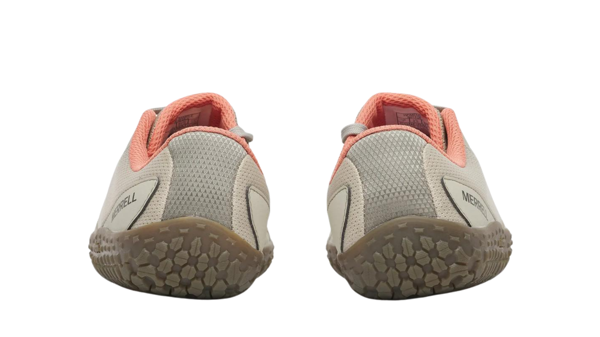 Barfußschuh für Erwachsene als Paar mit geschlossenem Fersenbereich, Rückansicht