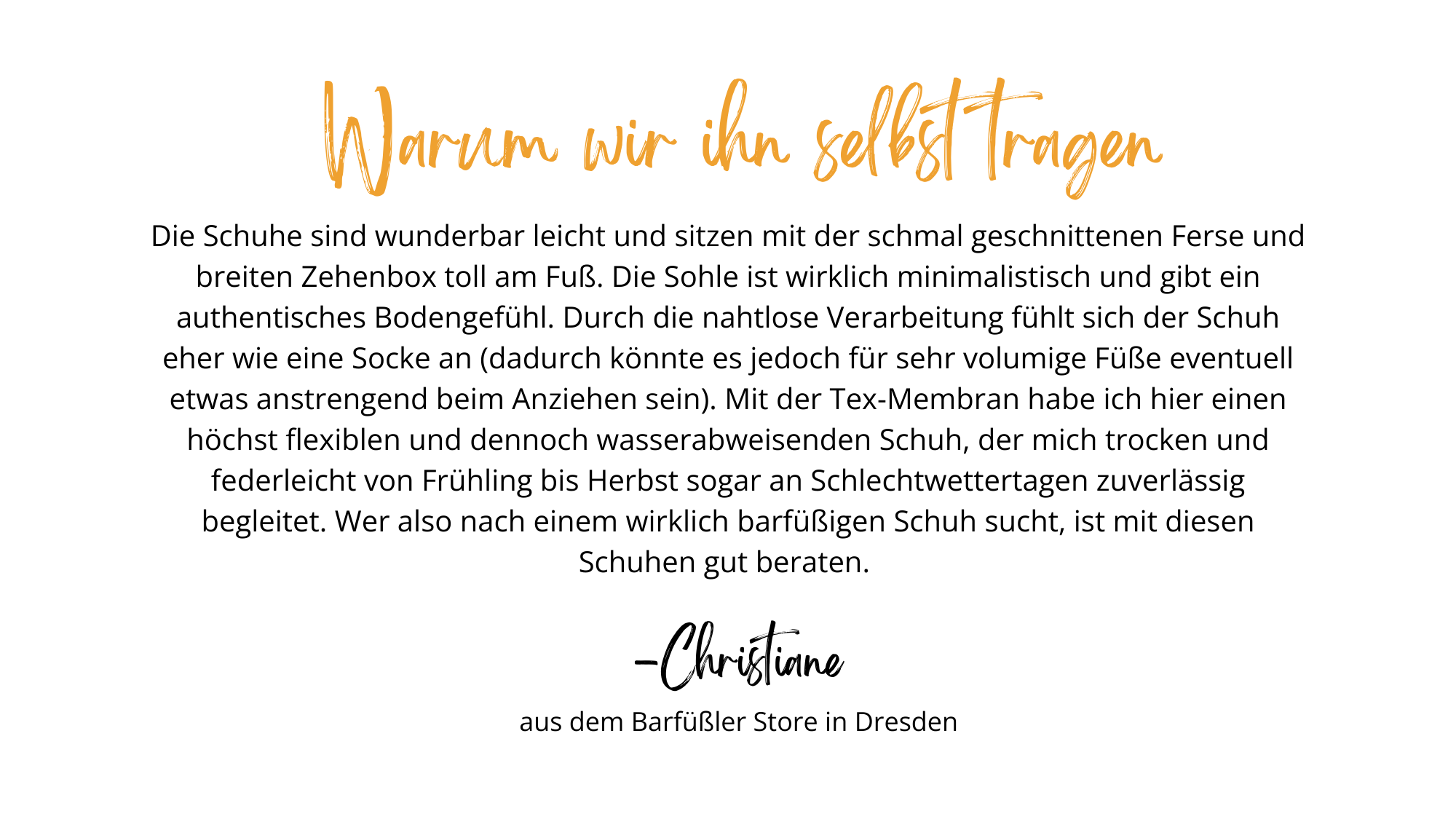 Textgrafik mit Überschrift und mehrzeiligem Fließtext, Zitat mit Namensnennung, Draufsicht