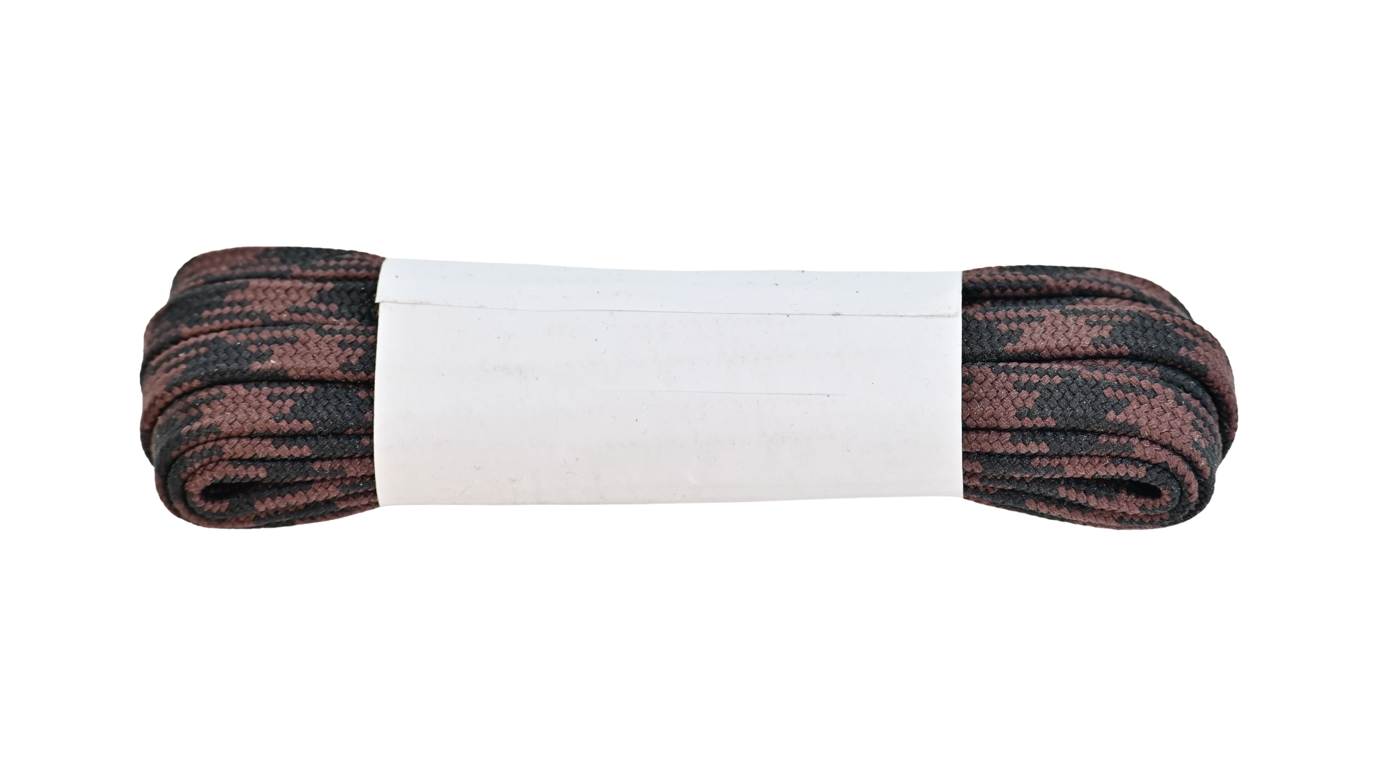Schnürsenkel als Ersatzteil mit flacher Form, gebündelt, Detailansicht.