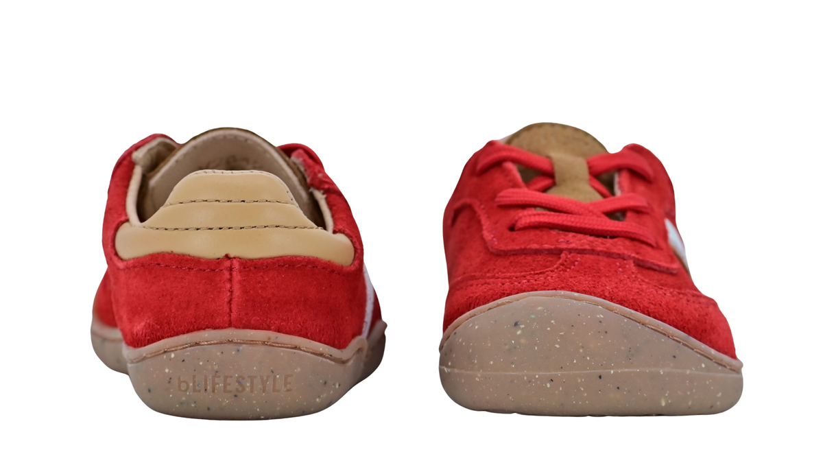 Barfußschuhe als Paar mit geschlossener Ferse, Rückansicht