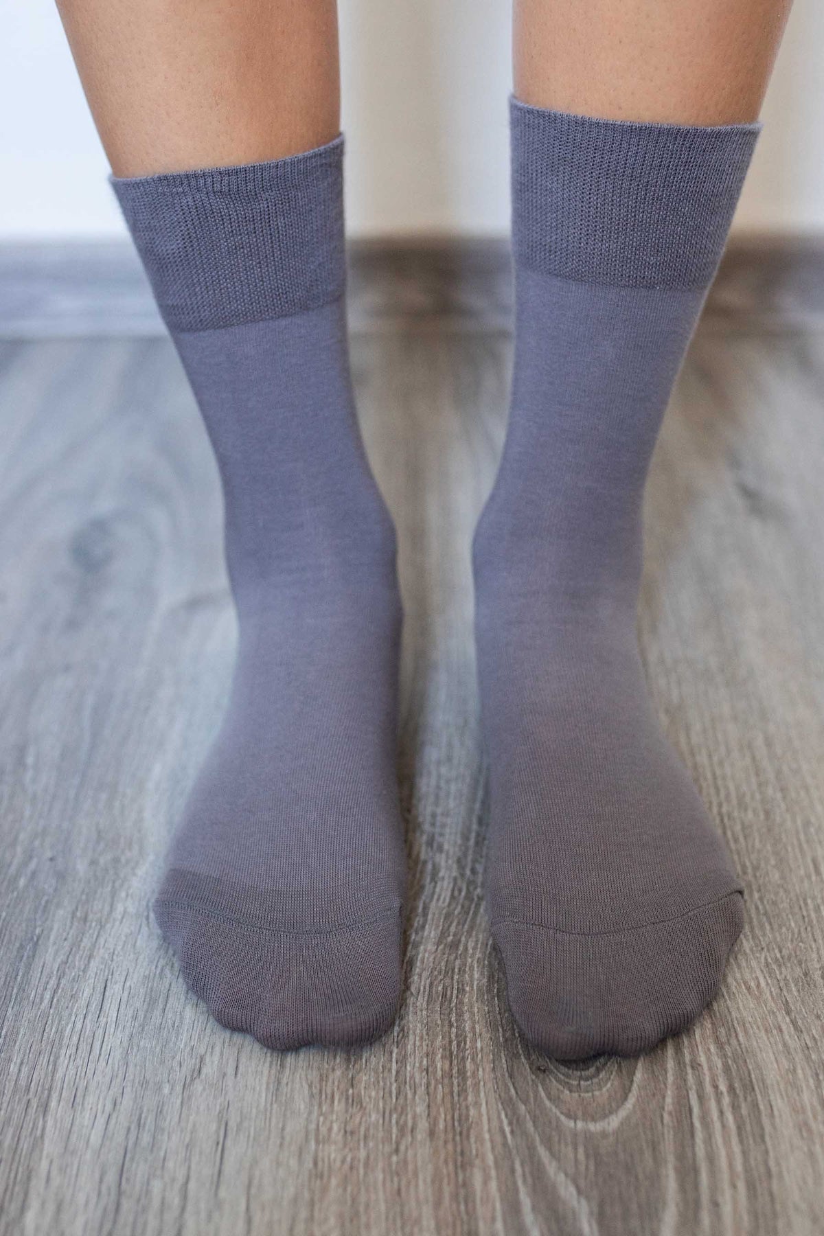 Socke für Erwachsene als Paar, enganliegend, geschlossener Zehenbereich, geschlossener Fersenbereich, Draufsicht