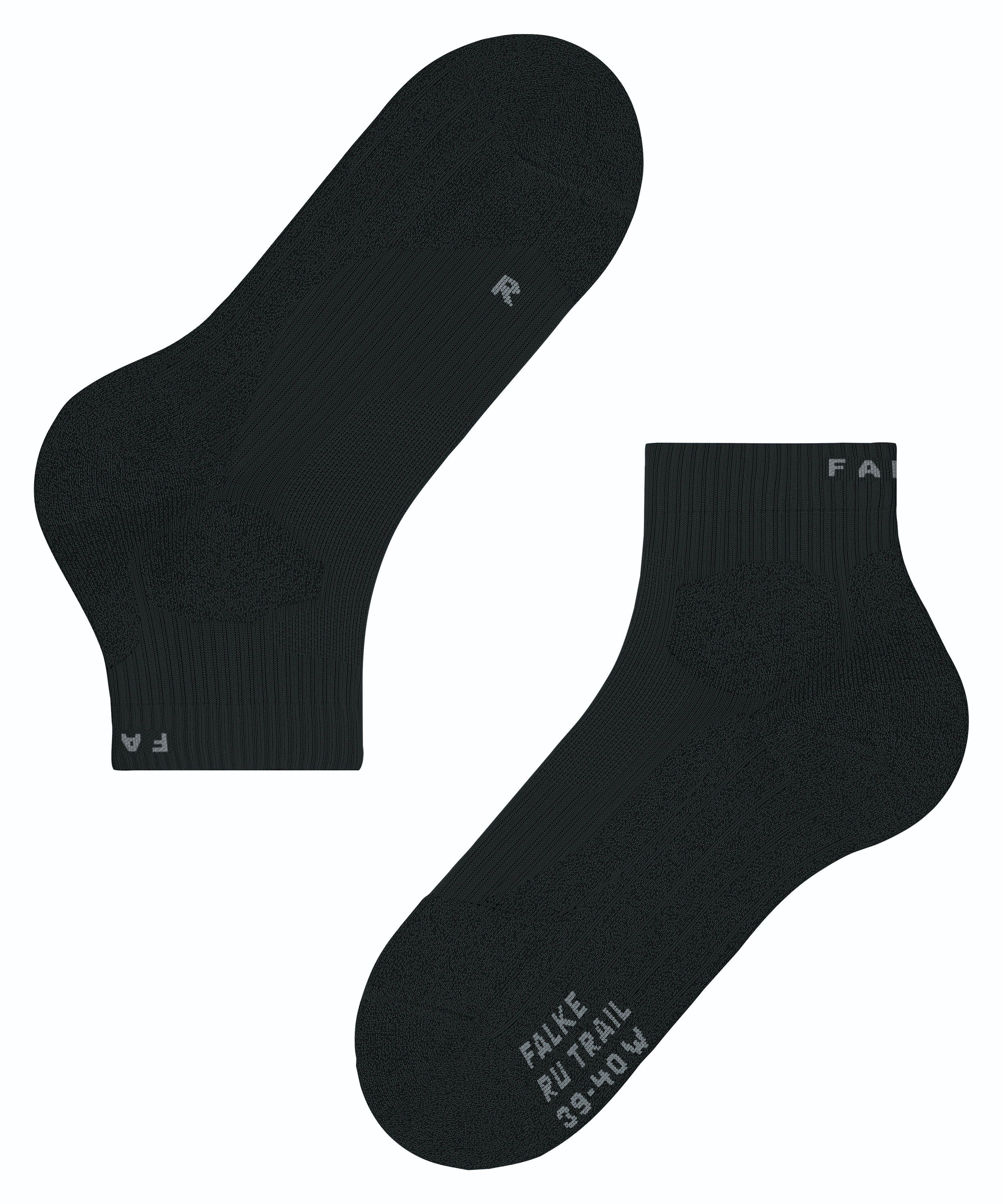 Erwachsenen-Socken, Einzelansicht, Sohle und Schaft sichtbar, Unter- und Seitenansicht