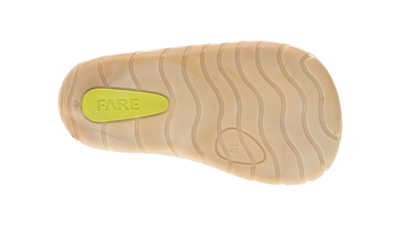 Barfußschuh für Kinder mit Schnürung, geschlossener Zehenbox und geschlossenem Fersenbereich, flexible Sohle, Ansicht von unten