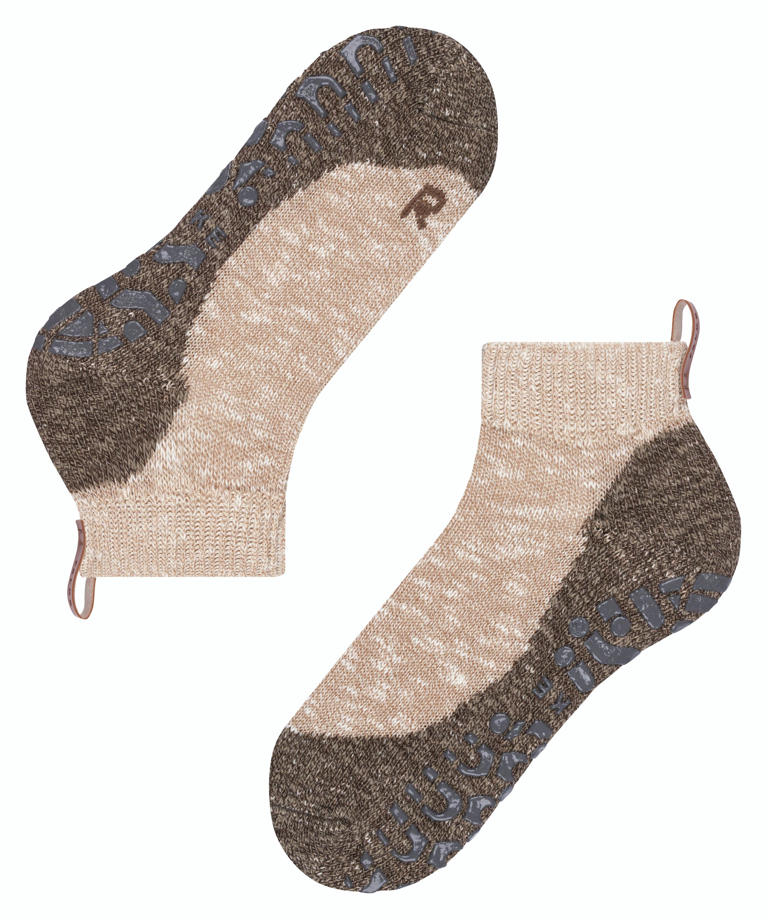 Erwachsenen-Socken, Paaransicht, Sohle sichtbar, Unteransicht
