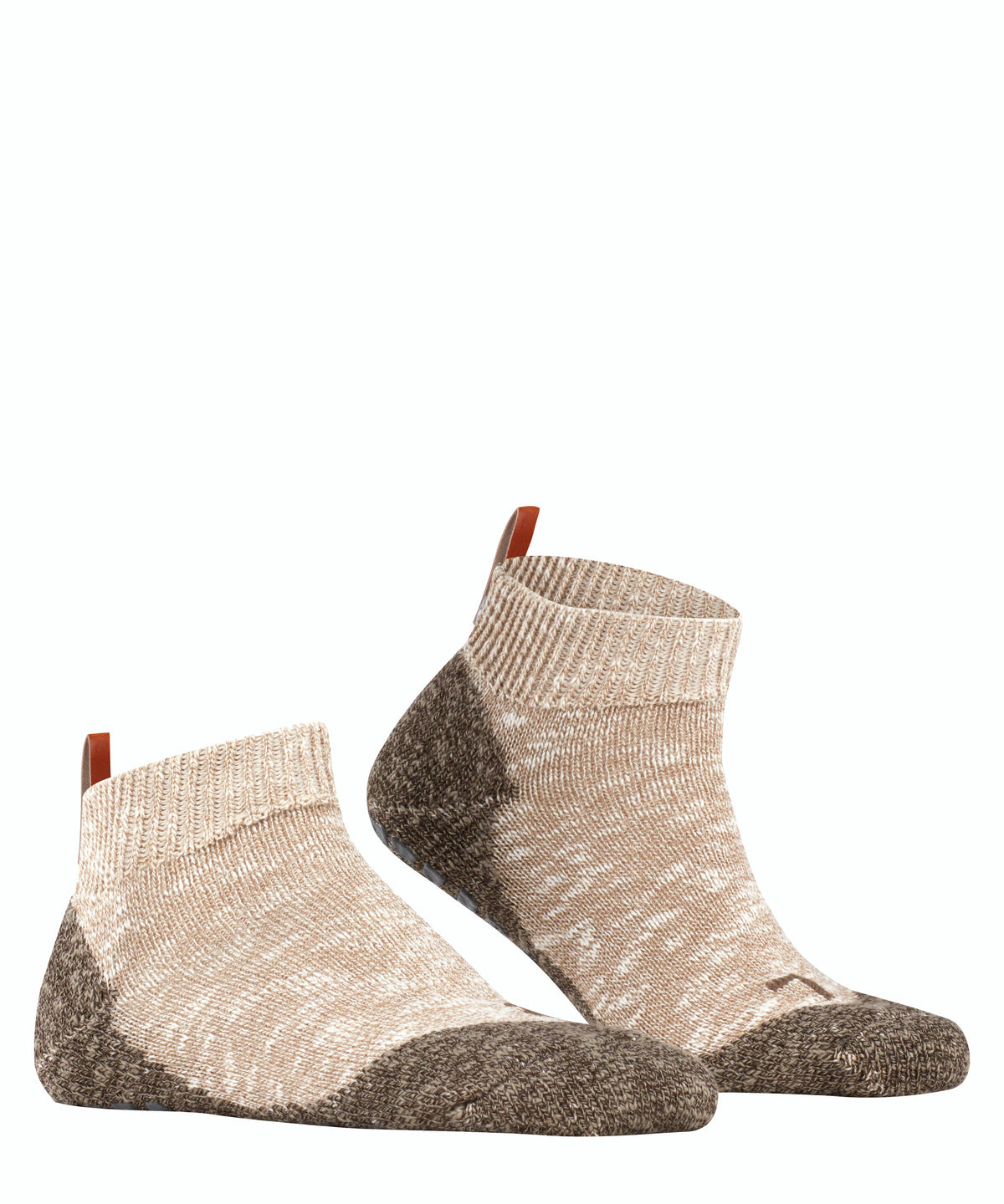 Erwachsenen-Socken, Paaransicht, mittelhoher Schaft, schräge Vorderansicht