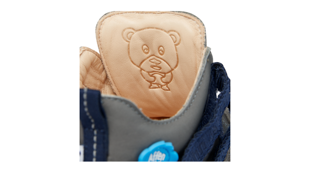 Kinder Barfußschuh mit gepolstertem Schaftrand, Detailansicht innen