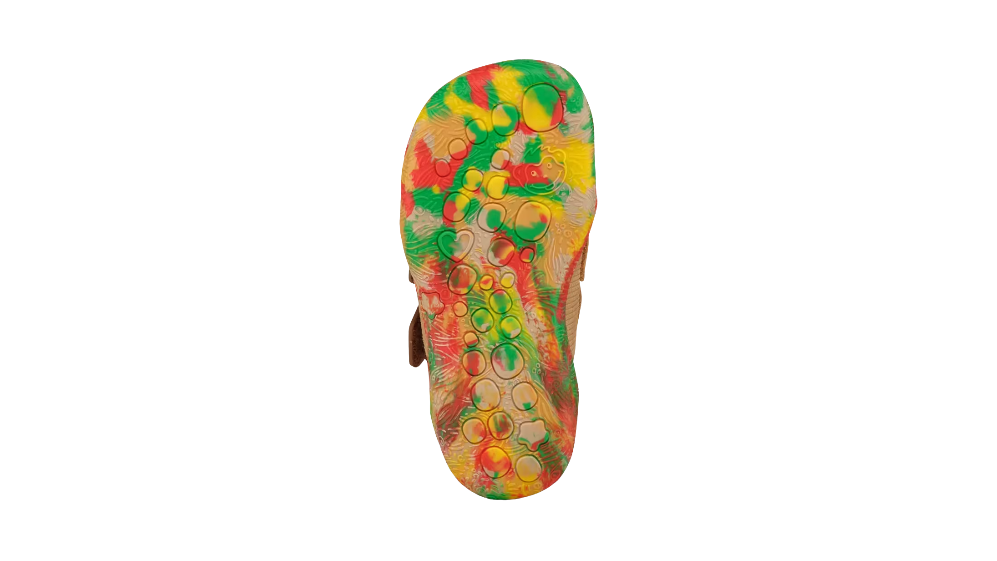 Kinder Barfußschuh mit flexibler Sohle und flachem Profil, Ansicht von unten