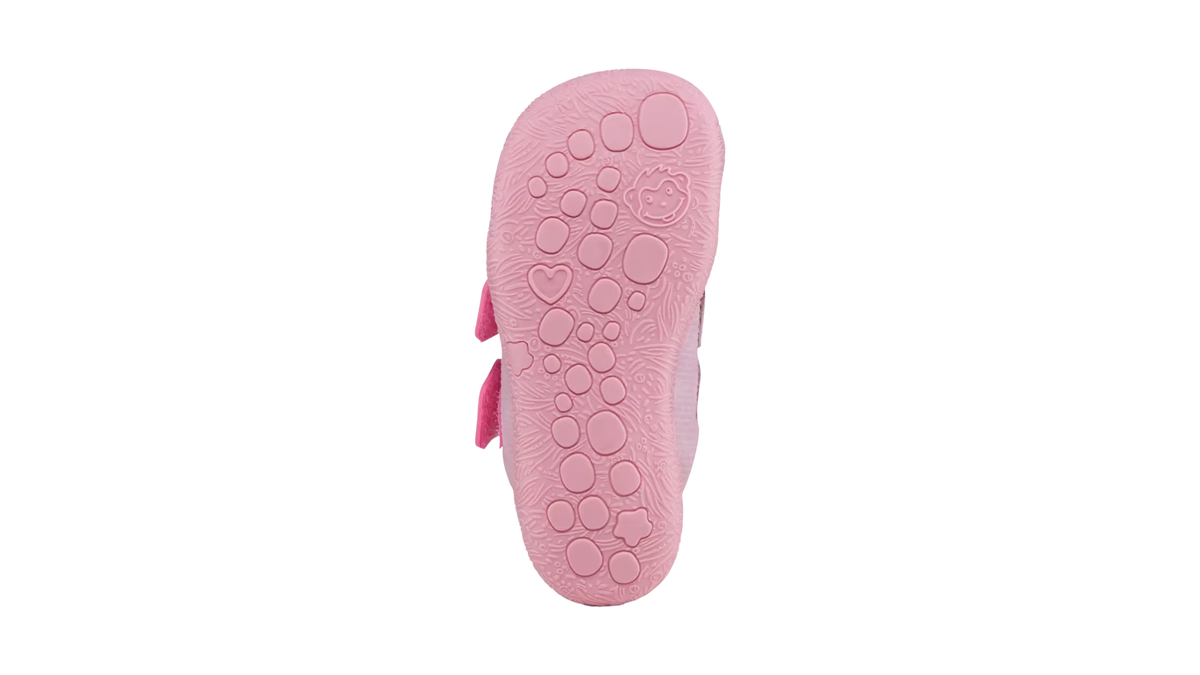 Kinder Barfußschuh mit flexibler Sohle und strukturiertem Profil, Ansicht von unten