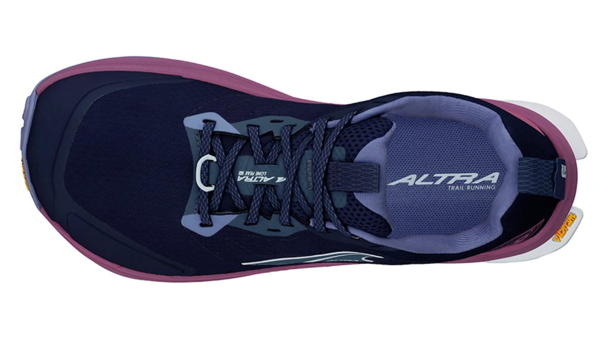 Trailrunning-Schuh für Erwachsene mit Schnürung, Draufsicht.