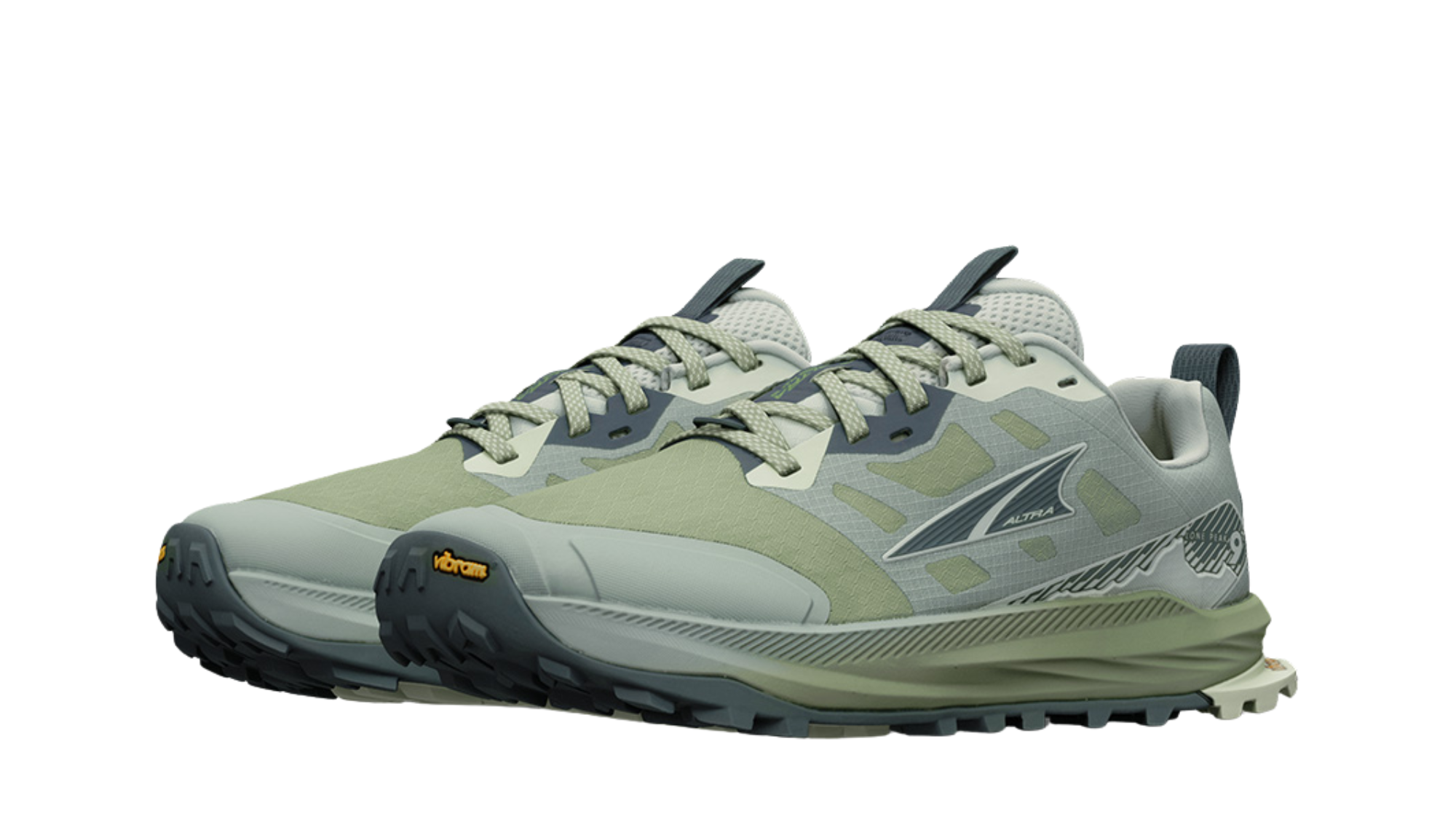 Trailrunning-Schuh für Erwachsene mit geschlossener Zehenbox, geschlossener Ferse, Schnürung, profilierter Sohle, Seitenansicht.