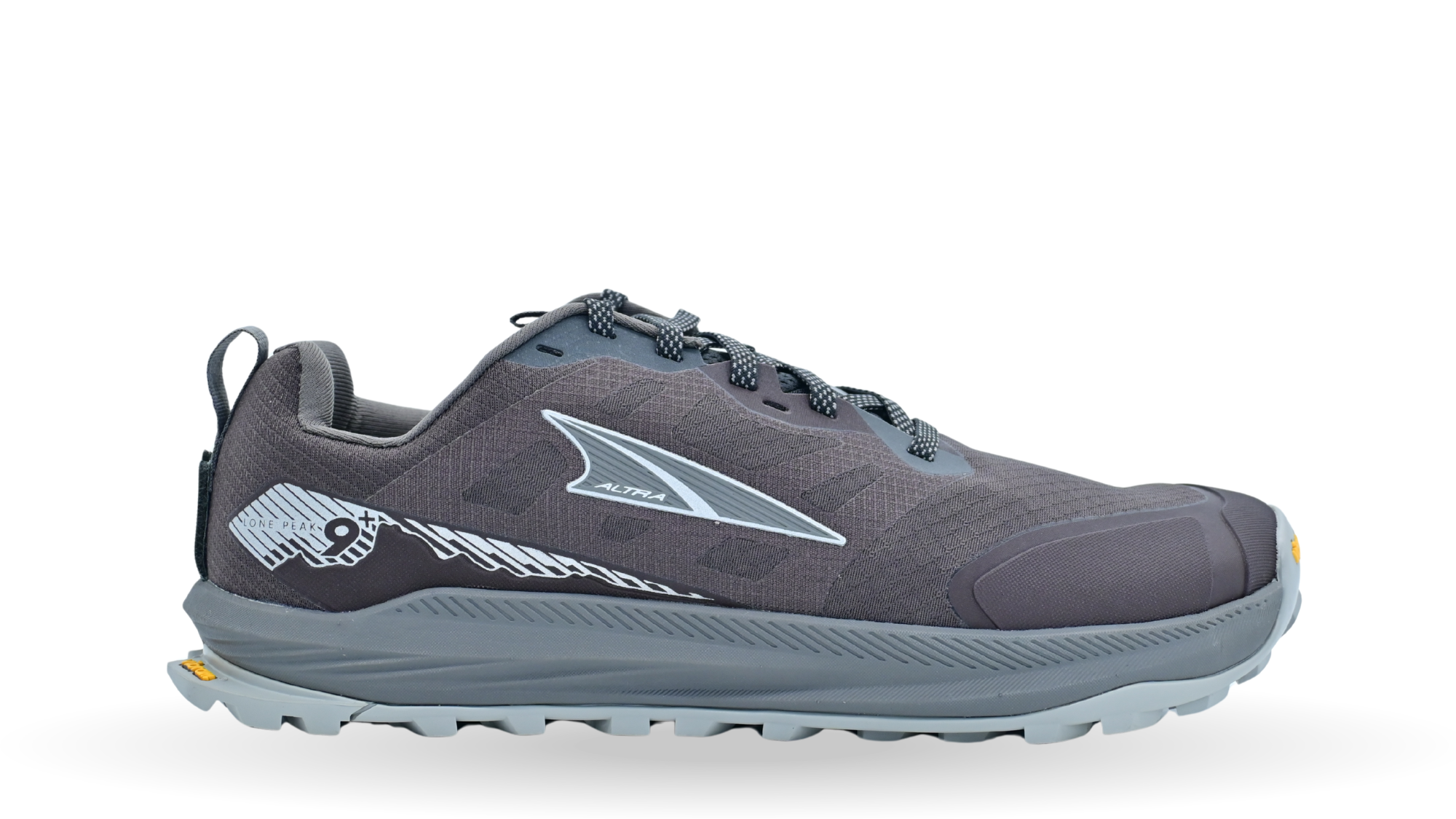 Trailrunningschuh für Erwachsene mit Schnürung, breiter Zehenbox und stark profilierter Sohle, Seitenansicht außen
