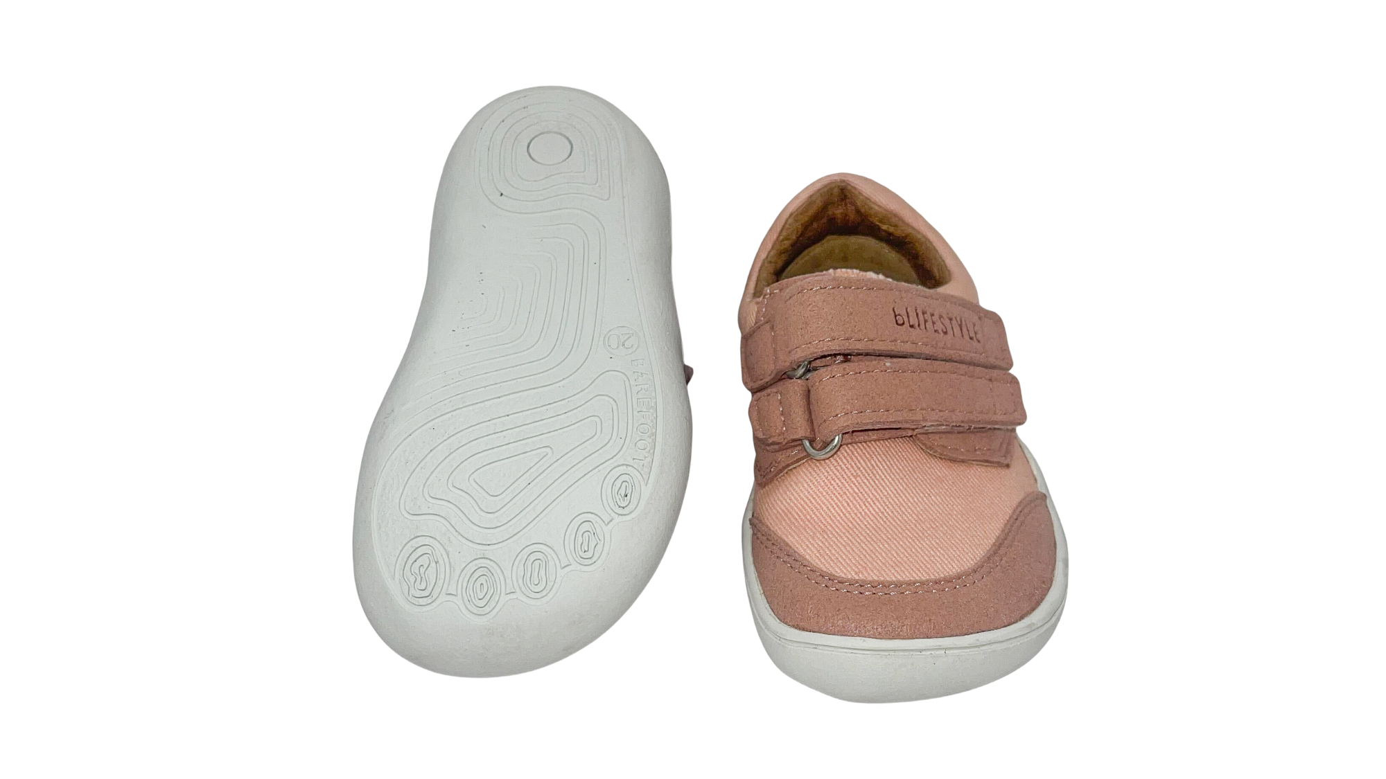 Barfußschuh für Kinder mit flexibler Sohle, geschlossene Zehen und geschlossener Fersenbereich, Ansicht von unten