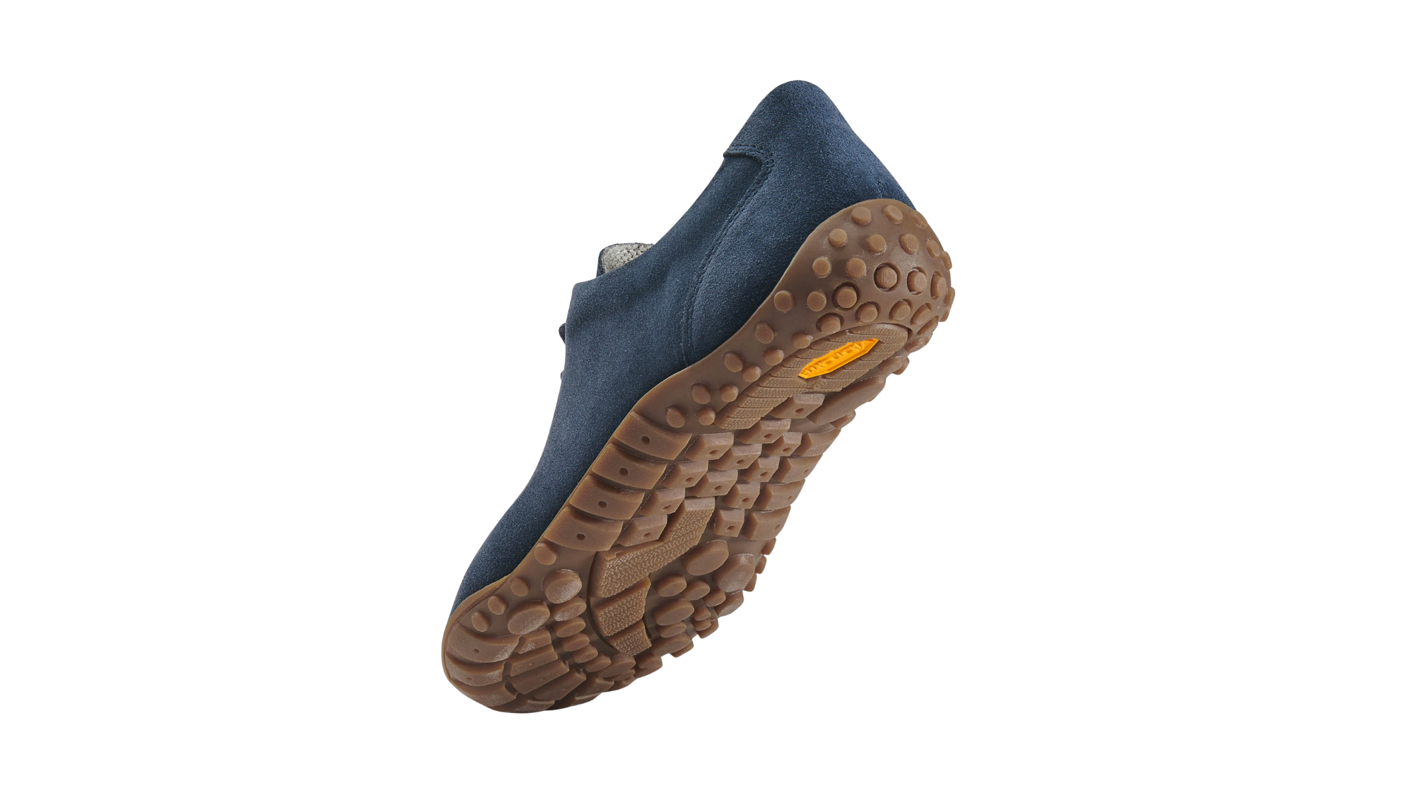 Barfußhalbschuh für Erwachsene mit flexibler Sohle und geschlossener Ferse, Ansicht von unten.