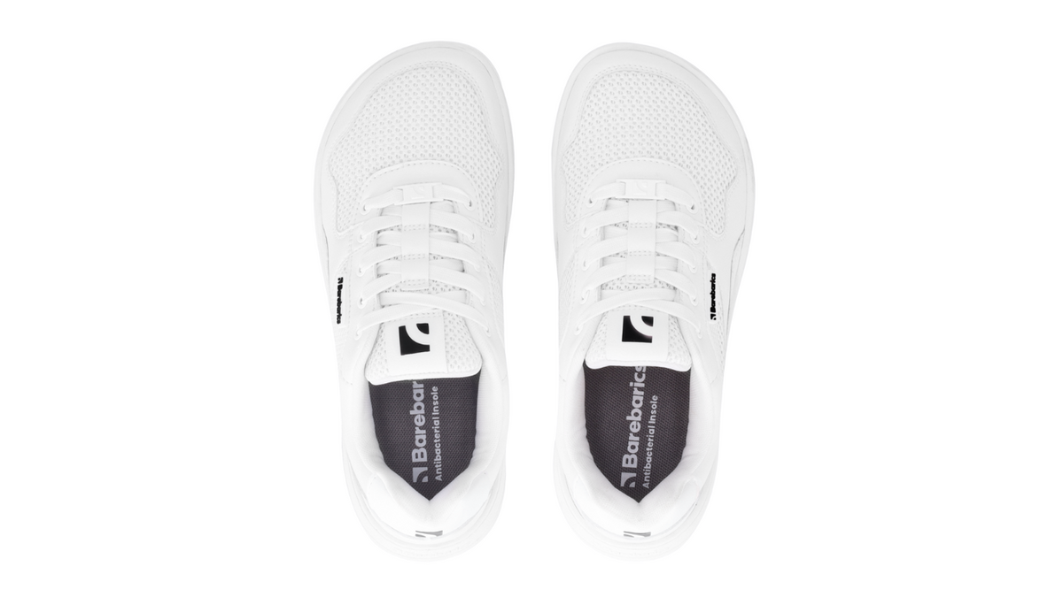 Barfußschuh für Erwachsene mit flexibler Sohle und flachem Profil, Ansicht von unten