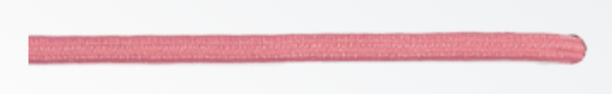 Gummiband als Ersatzteil mit runder Kordelform, Detailansicht.