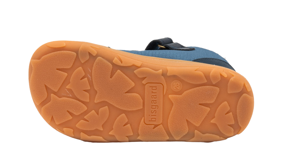 Barfußwinterstiefel mit profilierter, flexibler Sohle, Ansicht von unten