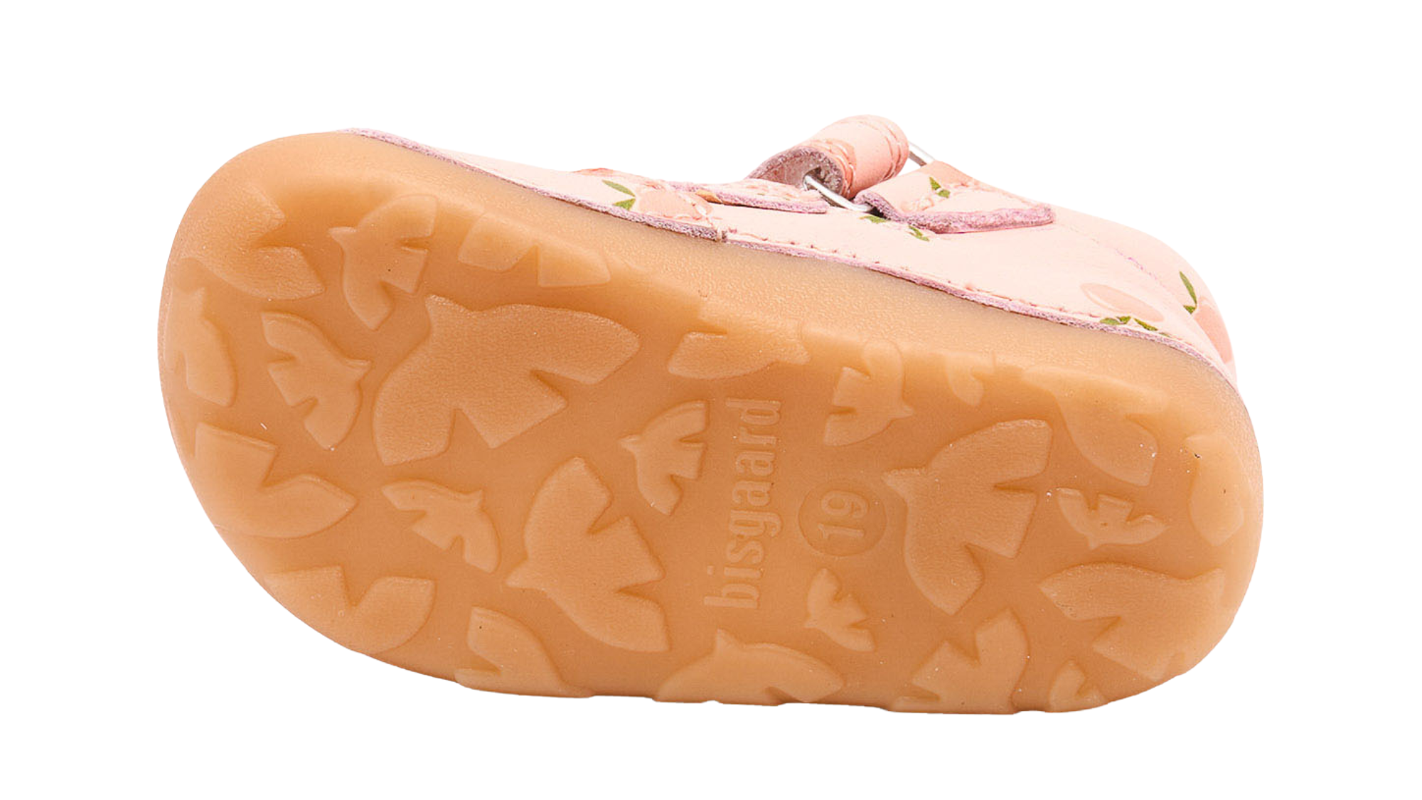 Barfußsandale mit profilierter, flexibler Sohle, Ansicht von unten