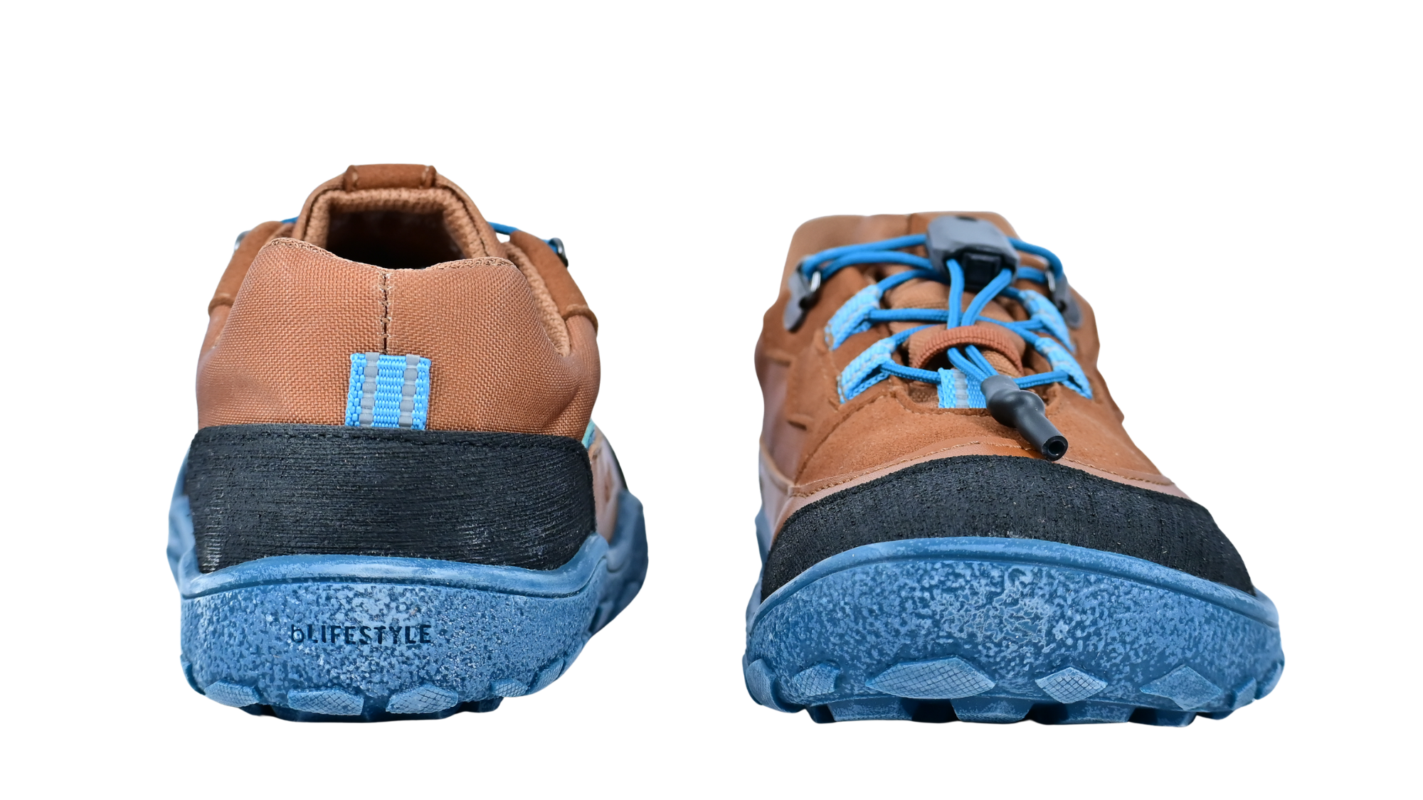 Barfußschuhe als Paar mit geschlossener Ferse, Rückansicht