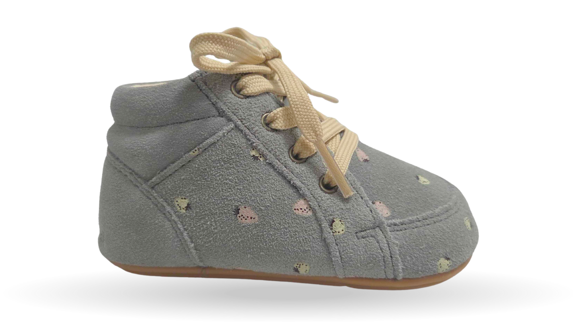 Barfußschuh mit Schnürung, breite Zehenbox, flexible Sohle, geschlossener Fersenbereich, Seitenansicht außen