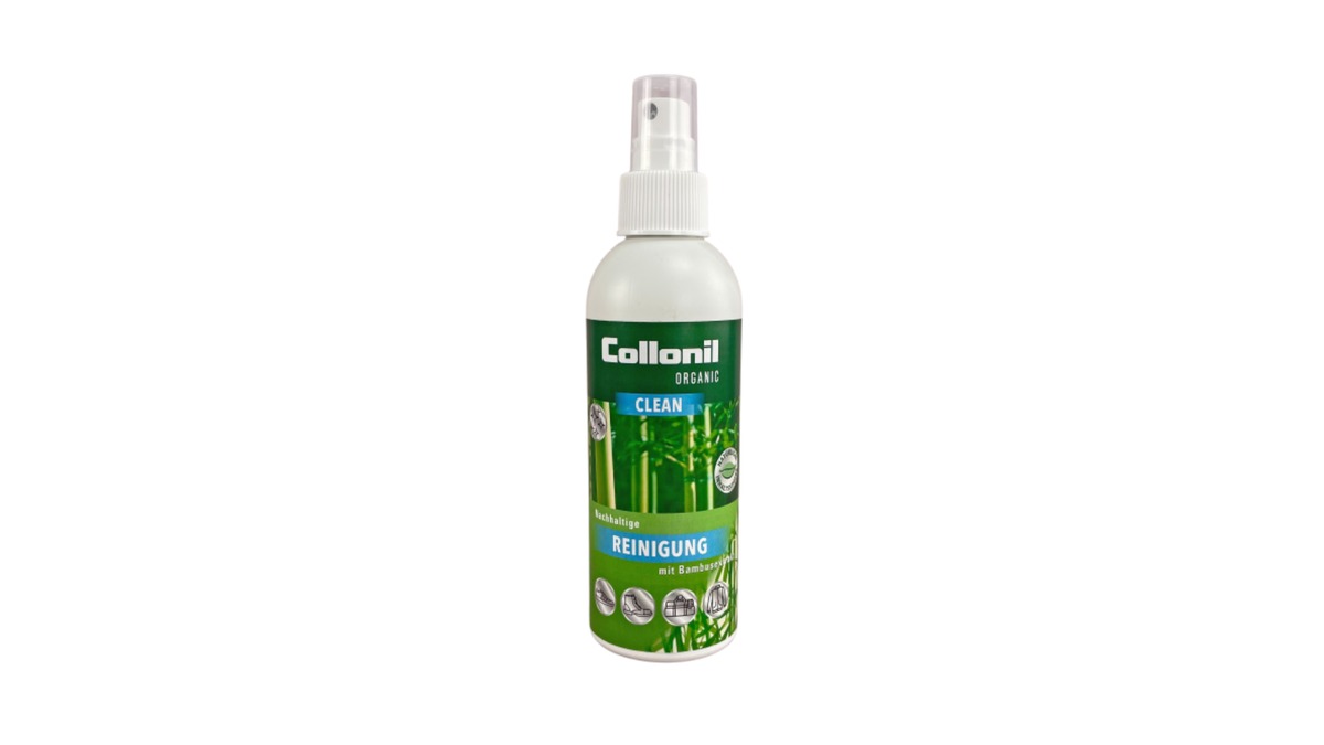 Flasche mit Reinigungslösung, Vorderansicht
