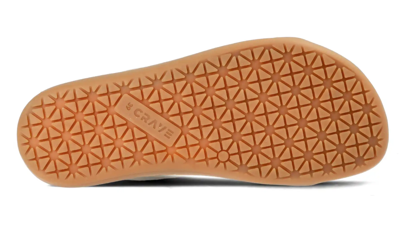 Barfußschuh für Kinder mit Schnürung, breiter Zehenbox, flexibler Sohle mit Profil, geschlossenen Zehen und Ferse, Ansicht von unten