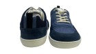 Barfußschuh mit Schnürung, geschlossenen Zehen und geschlossener Ferse, flache Sohle, Rück- und Vorderansicht