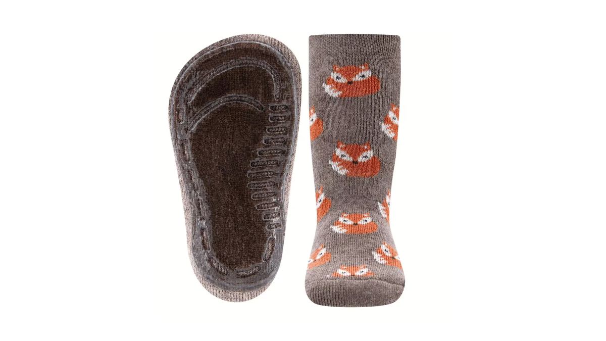 Socken als Paar, ein Socken in Draufsicht, ein Socken mit Innenansicht