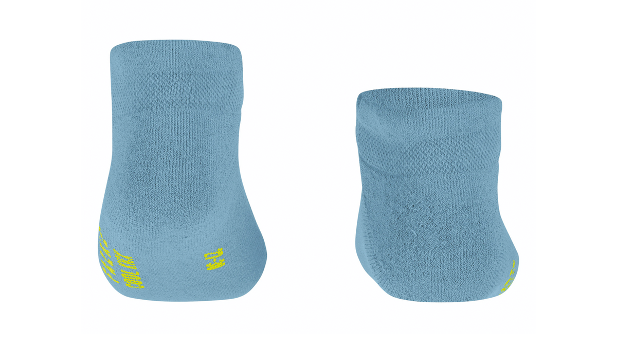 Sneaker-Socken für Kinder, Paaransicht, niedriger Schaft, Rückansicht