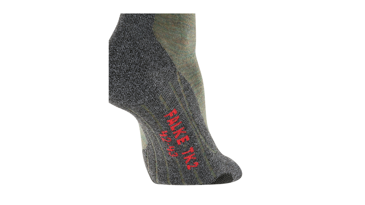 Wandersocken für Erwachsene mit mittlerem Schaft, Detailansicht.