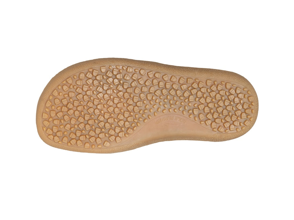 Kinder Barfußschuh, flexible Sohle mit Profil, einzelner Schuh, Ansicht von unten