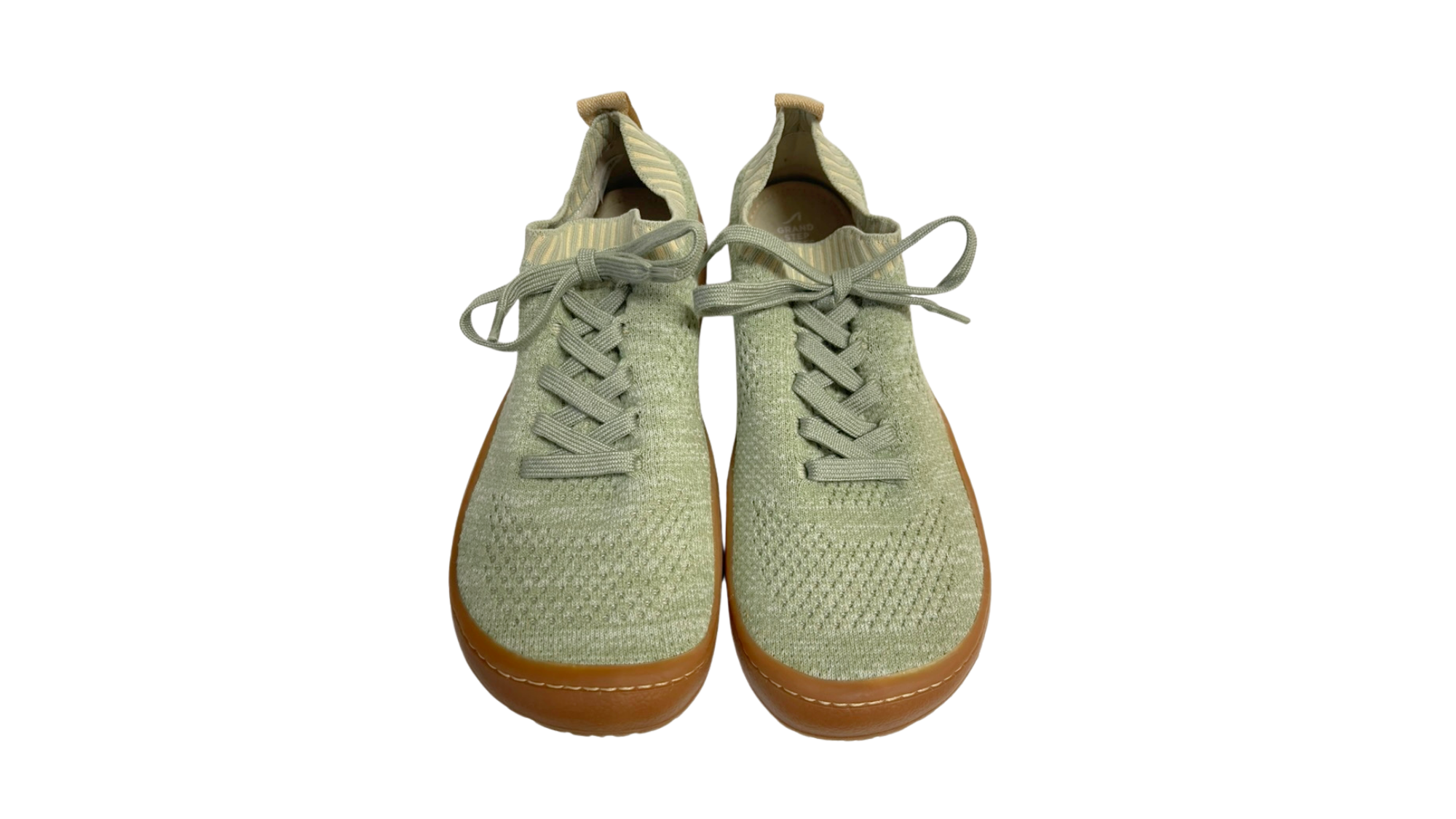 Barfußschuh mit Schnürsenkeln, geschlossener Zehenbox und geschlossenem Fersenbereich, flexible Sohle, Draufsicht, Paar