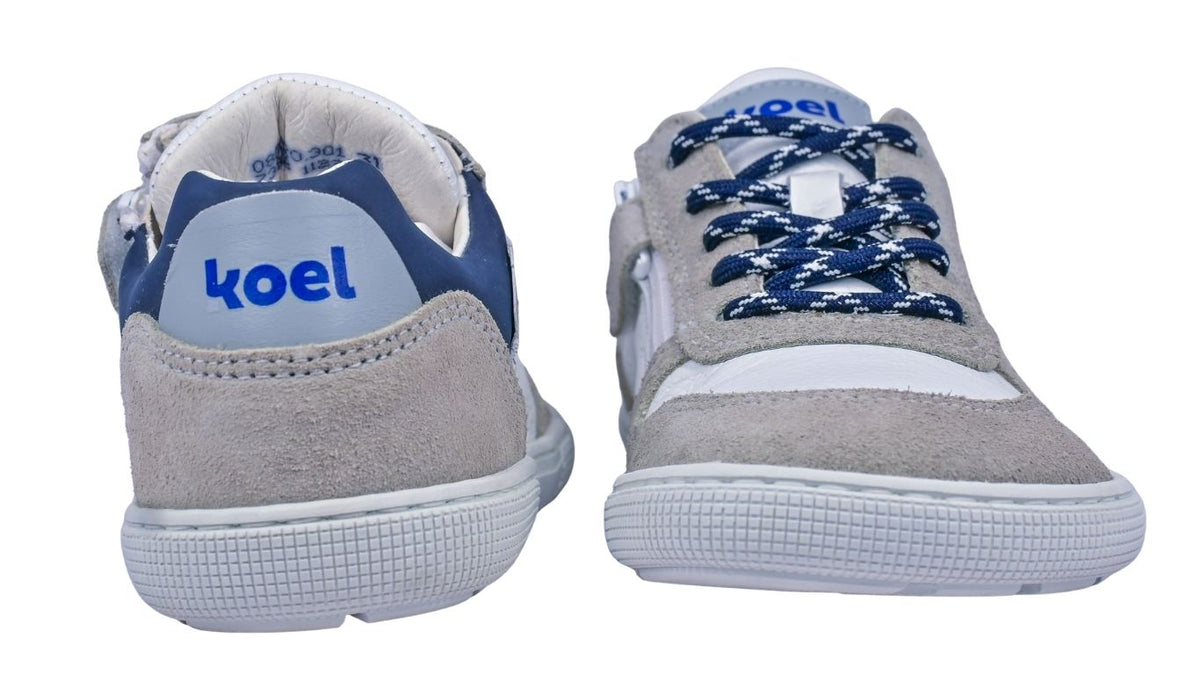Barfußschuh für Erwachsene mit Schnürung als Paar, Rück- und Vorderansicht