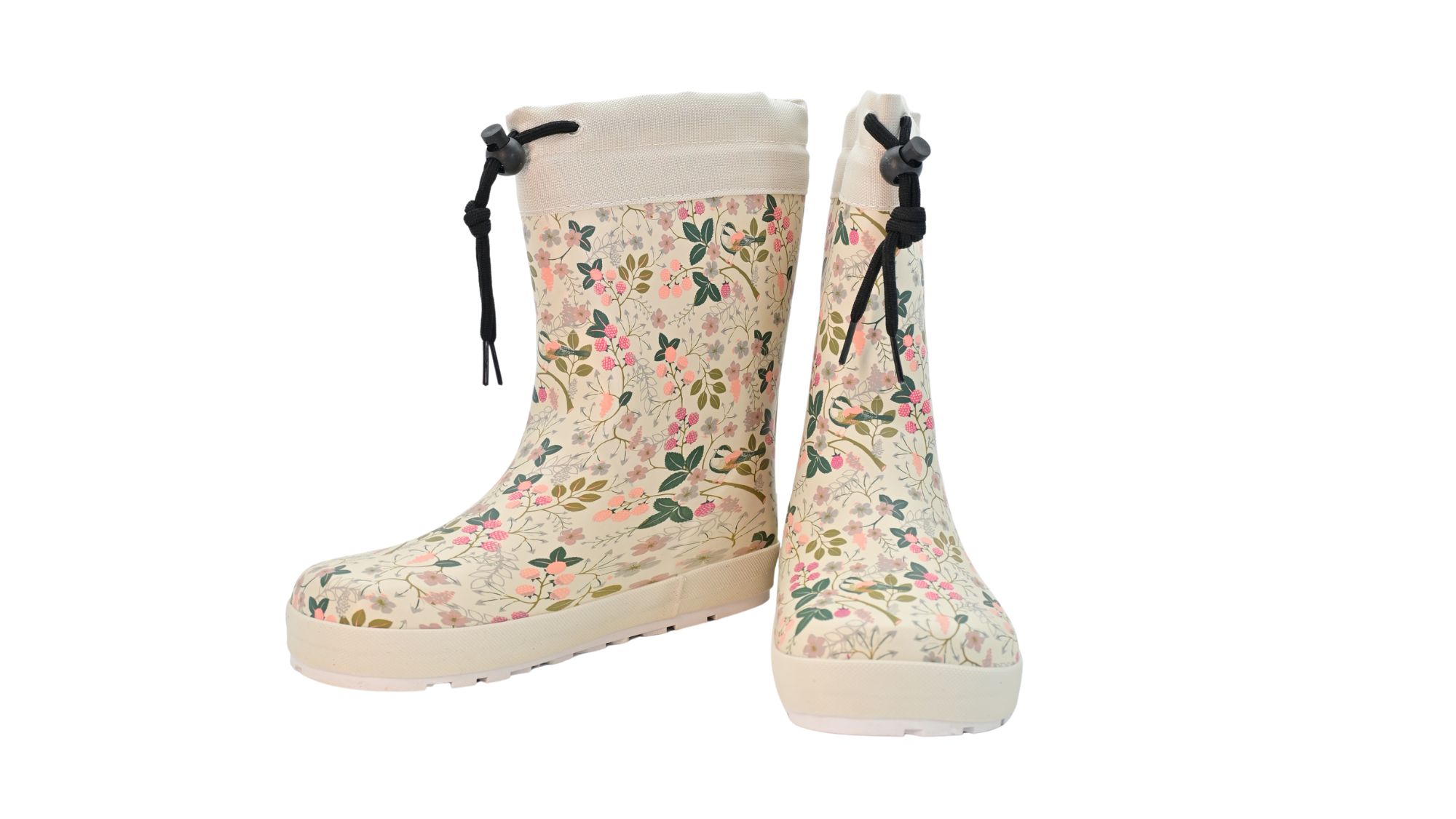 Barfußstiefel für Kinder ohne Verschluss mit geschlossenem Schaft als Paar, Vorderansicht