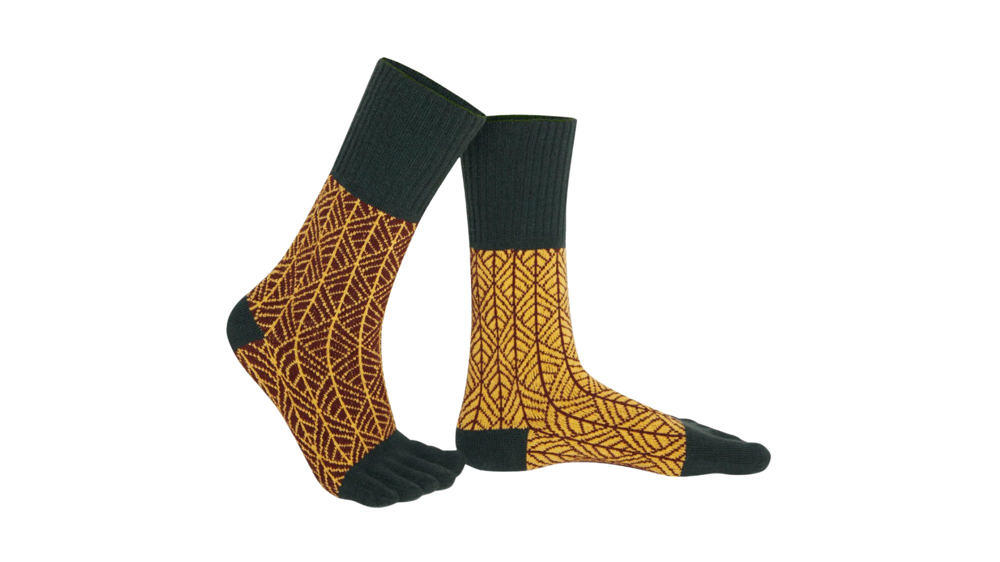 Socken für Erwachsene, Paaransicht, gerippter Schaft, elastischer Bund, verstärkter Zehen- und Fersenbereich, schräge Vorderansicht