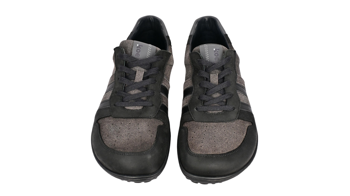 Barfußschuh für Erwachsene mit Schnürung als Paar, Draufsicht