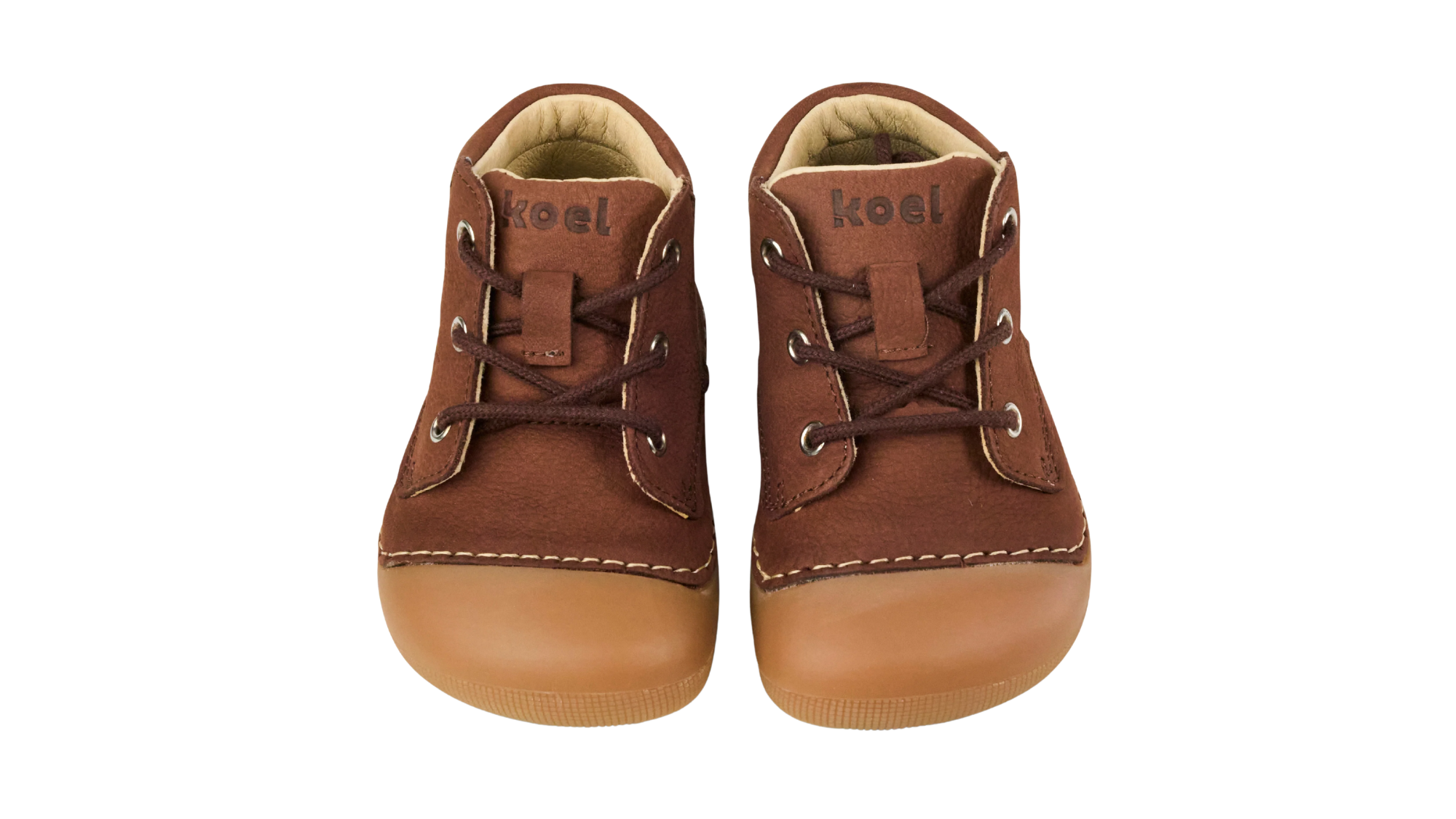 Barfußschuh für Kinder mit Schnürung als Paar, Draufsicht