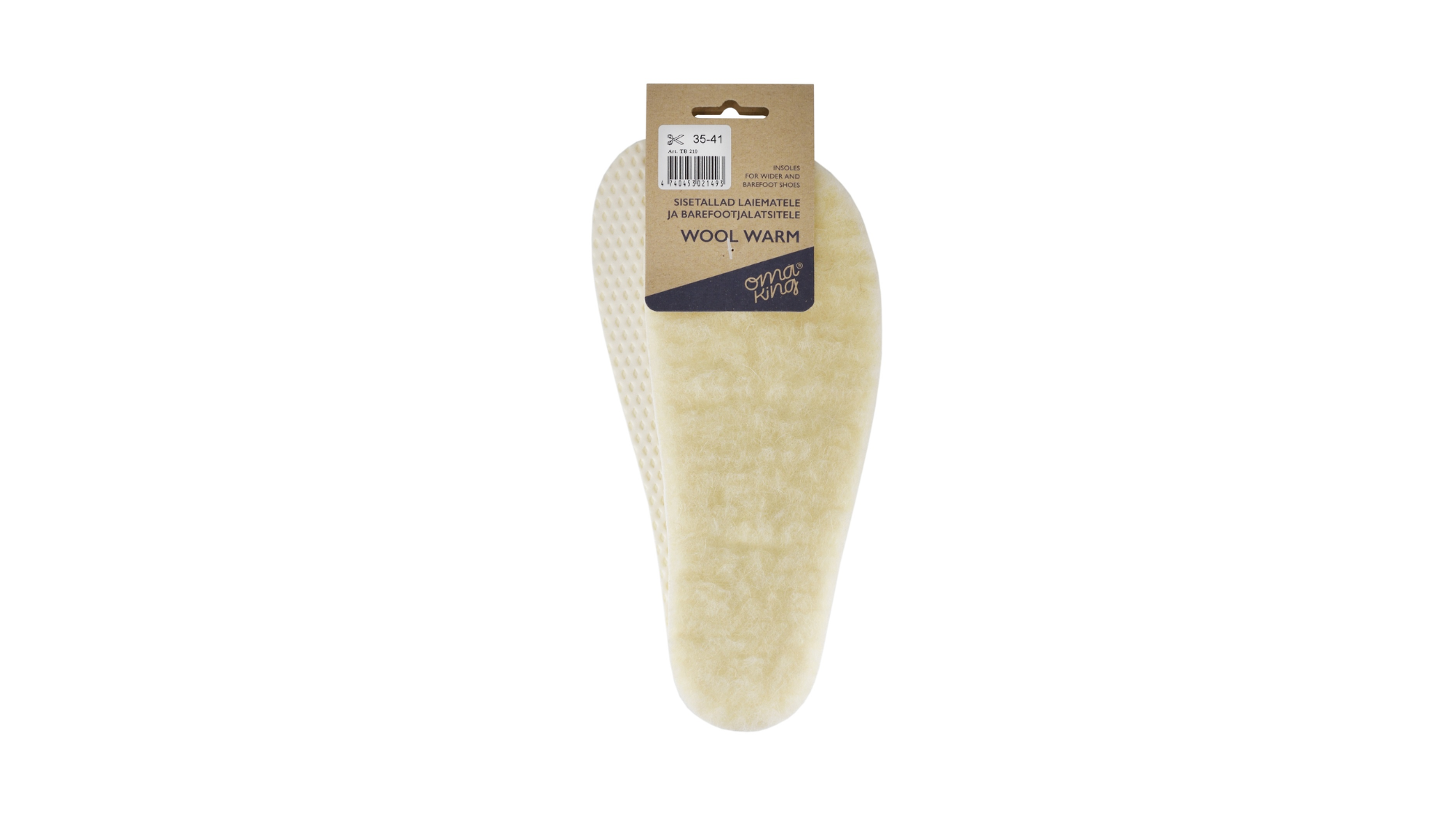 OmaKing EINLEGESOHLE Wool Warm